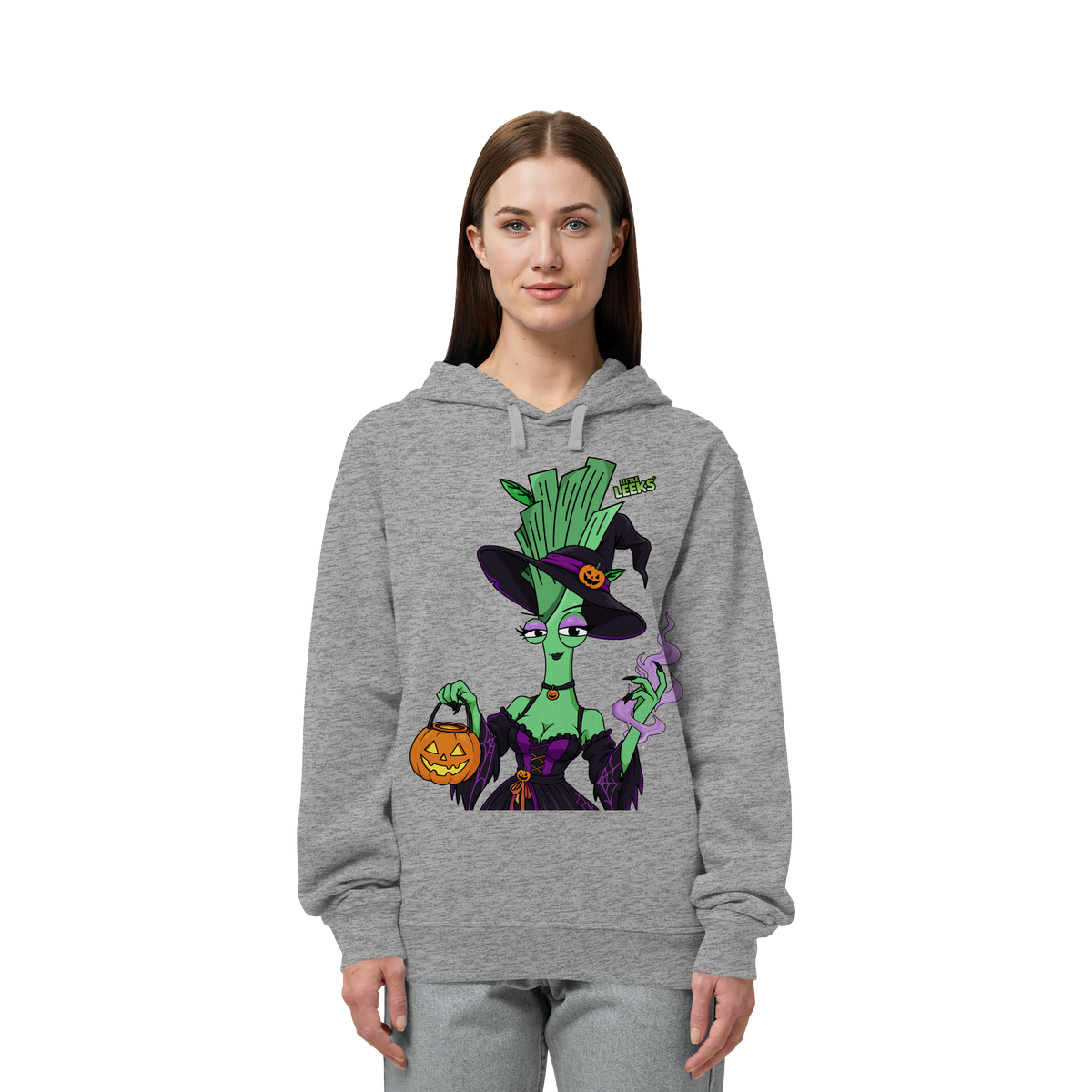 Motiv Nr 71: Lauchhexe - Organic Side Pocket Hoodie