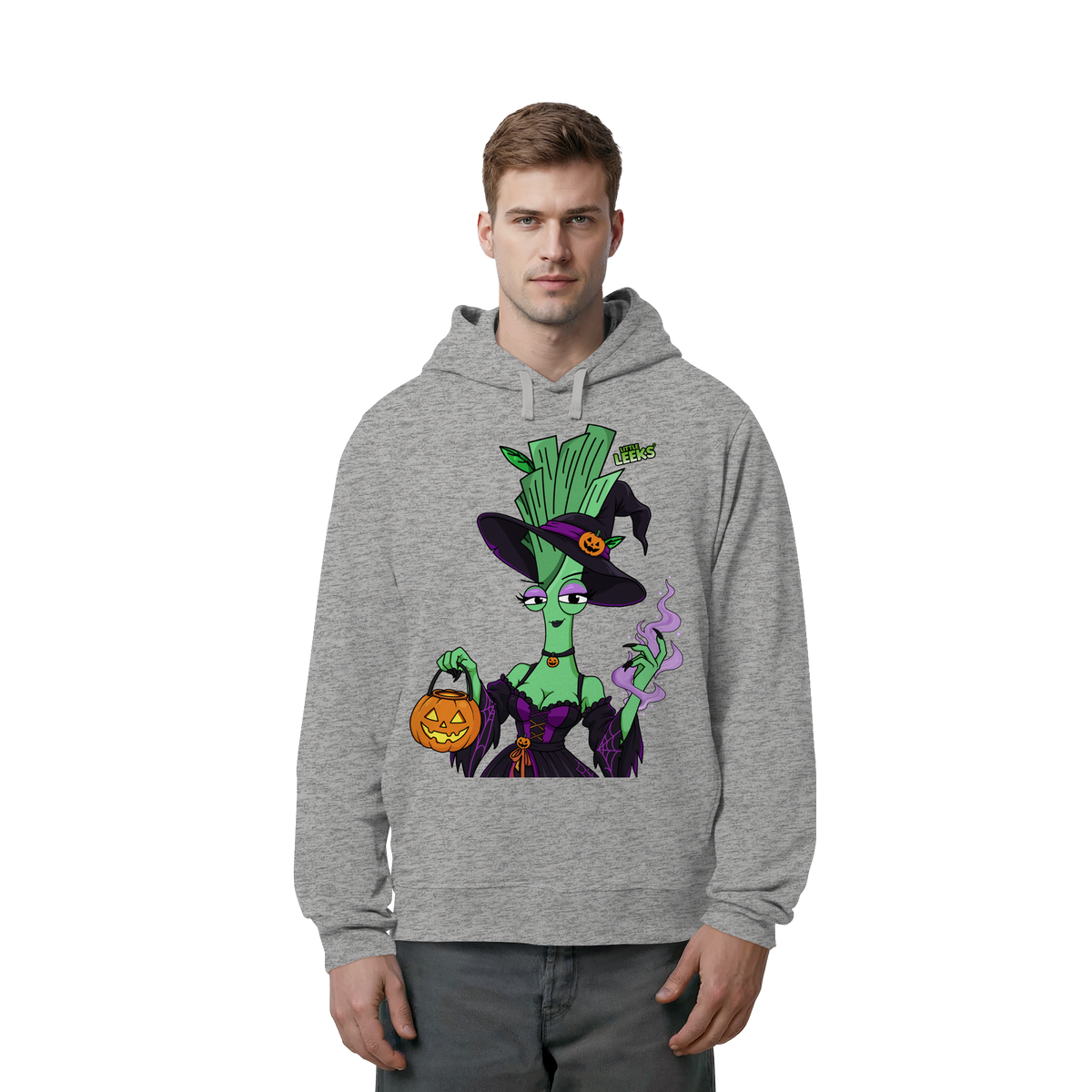 Motiv Nr 71: Lauchhexe - Organic Side Pocket Hoodie