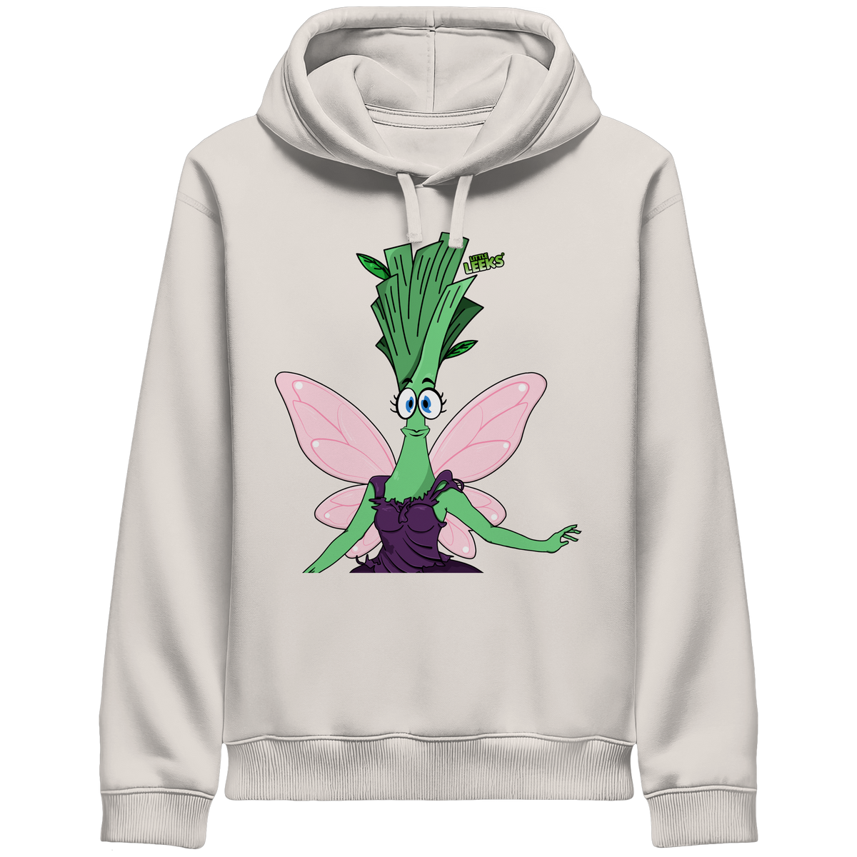Motiv Nr 32: Glücksfeenlauch - Organic Side Pocket Hoodie