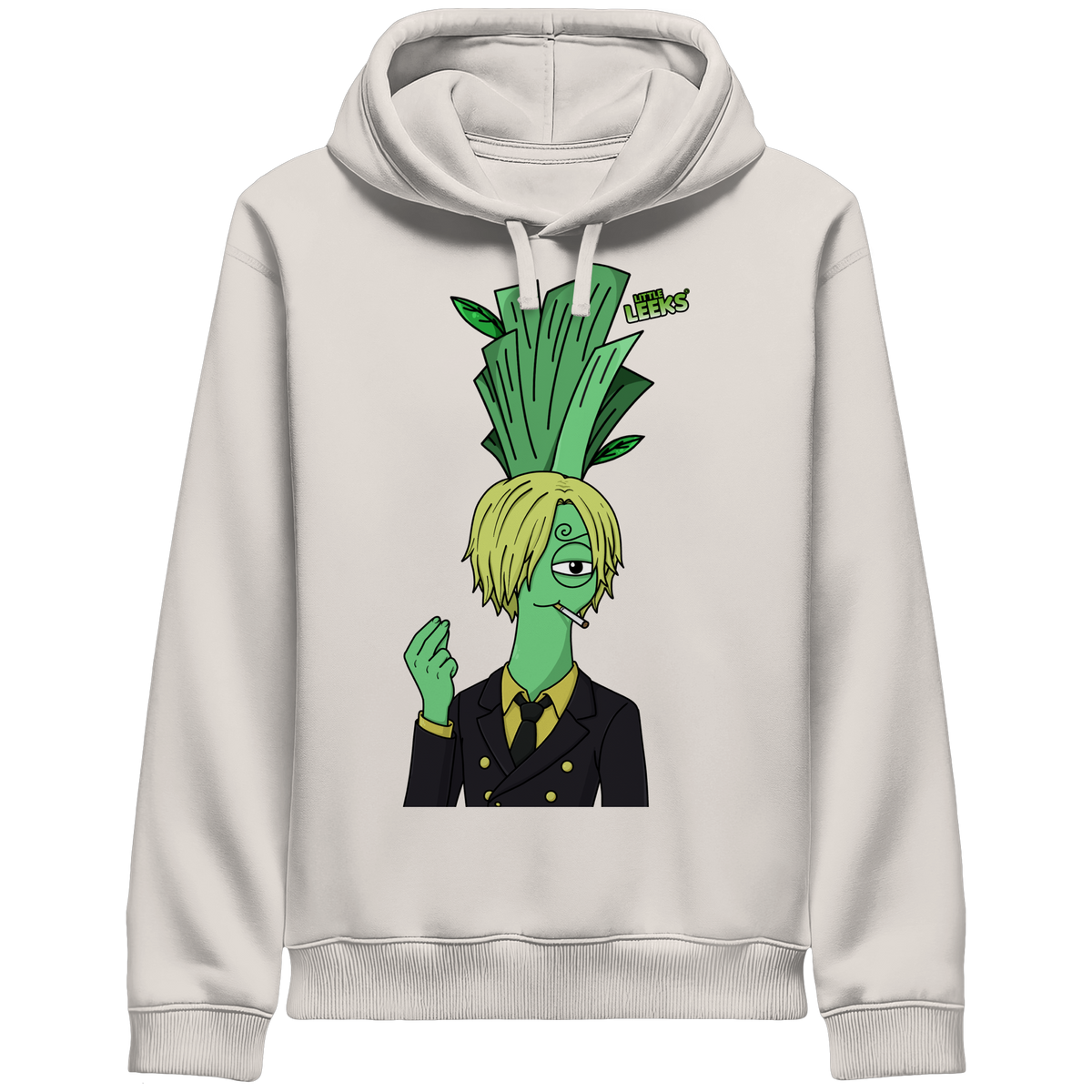 Motiv Nr 52: Grünfuß Lanji Lauch - Organic Side Pocket Hoodie