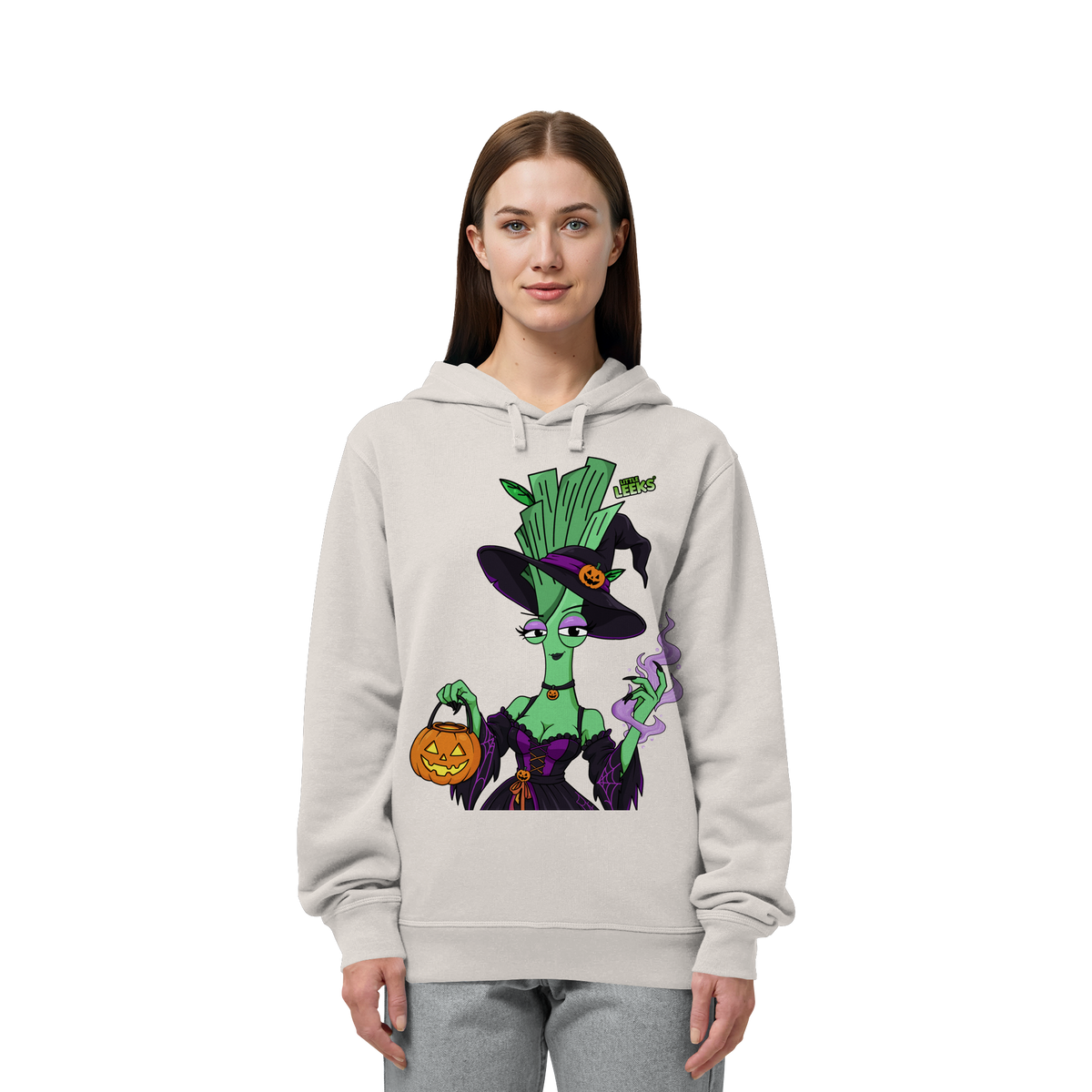 Motiv Nr 71: Lauchhexe - Organic Side Pocket Hoodie