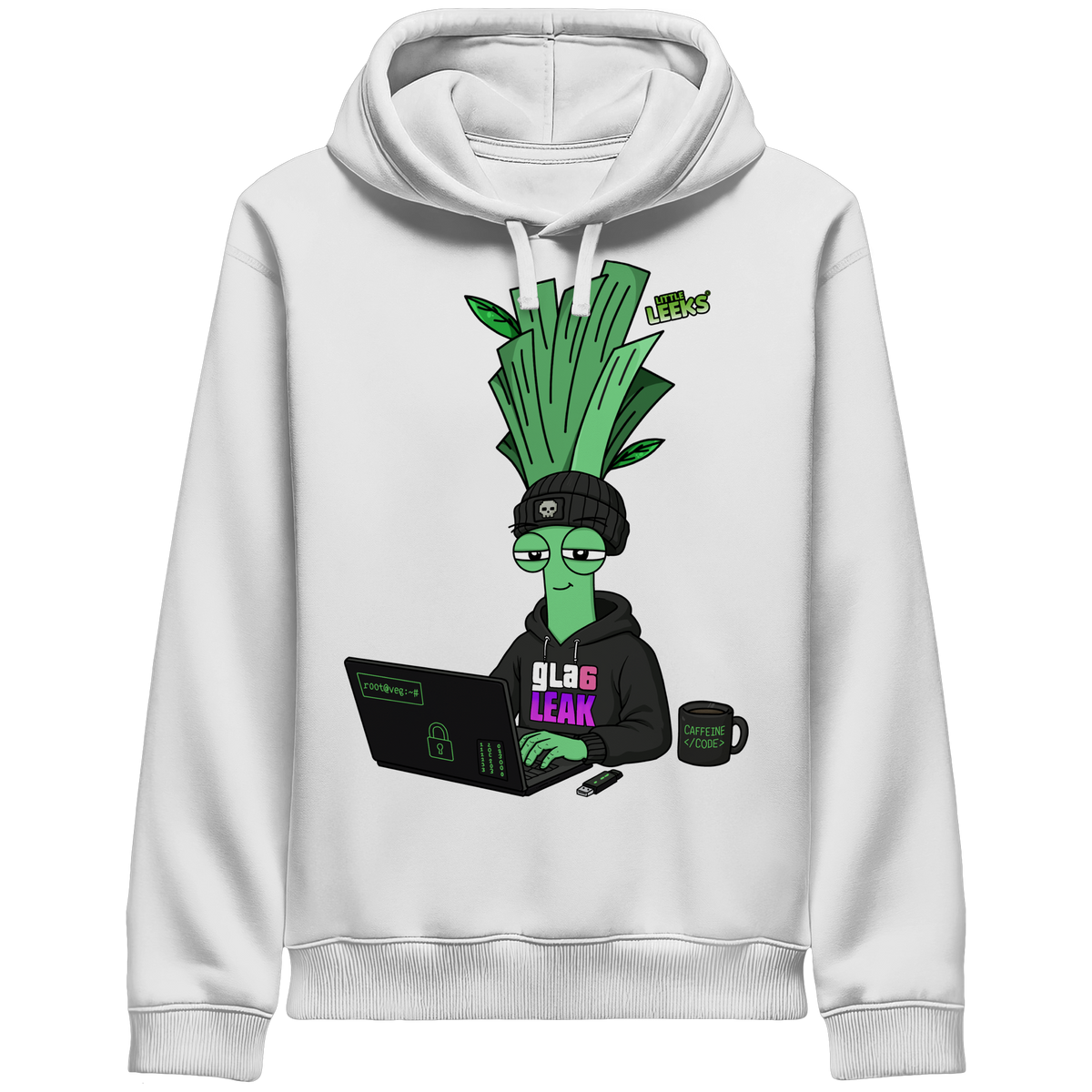 Motiv Nr 66: Cyberleek - Organic Side Pocket Hoodie