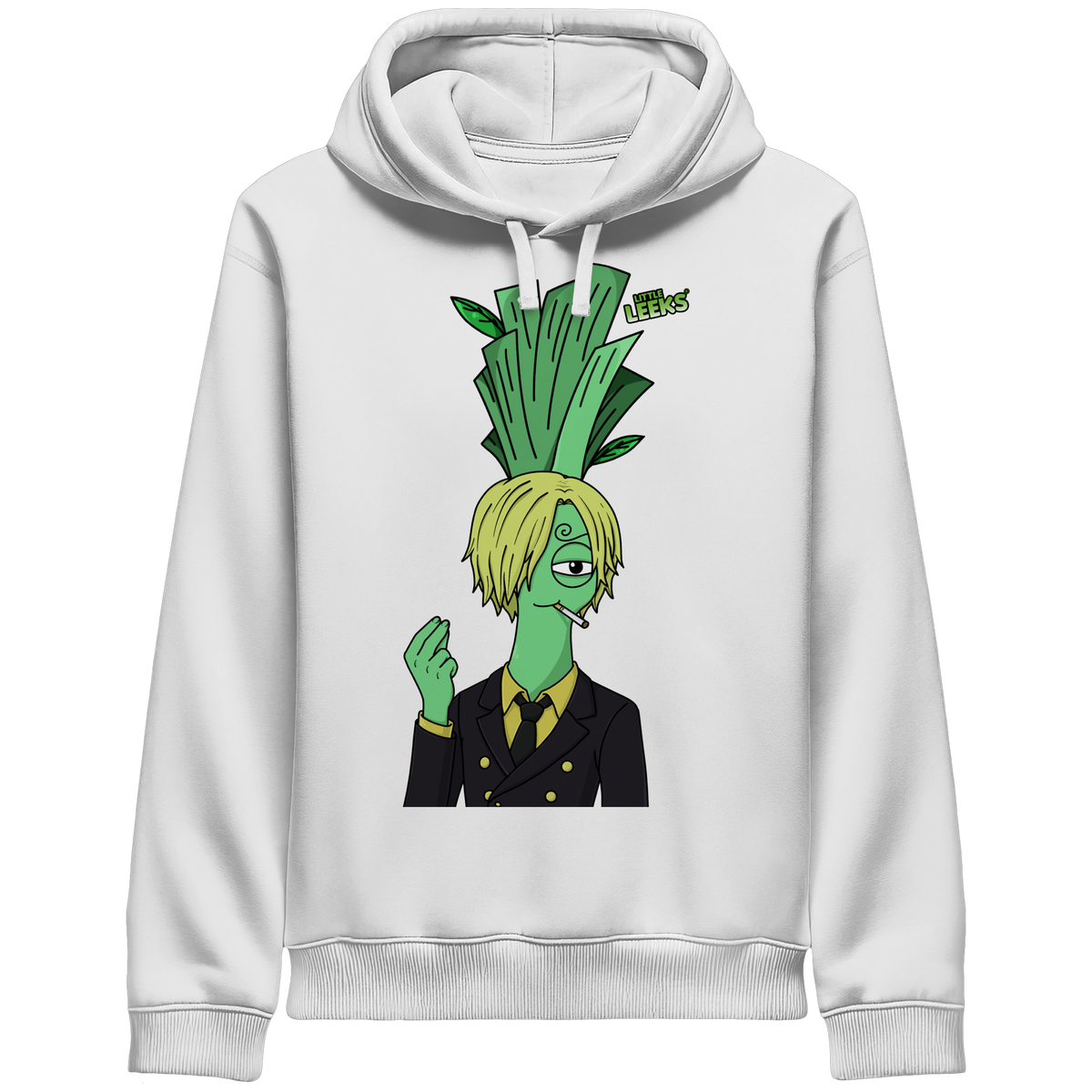 Motiv Nr 52: Grünfuß Lanji Lauch - Organic Side Pocket Hoodie