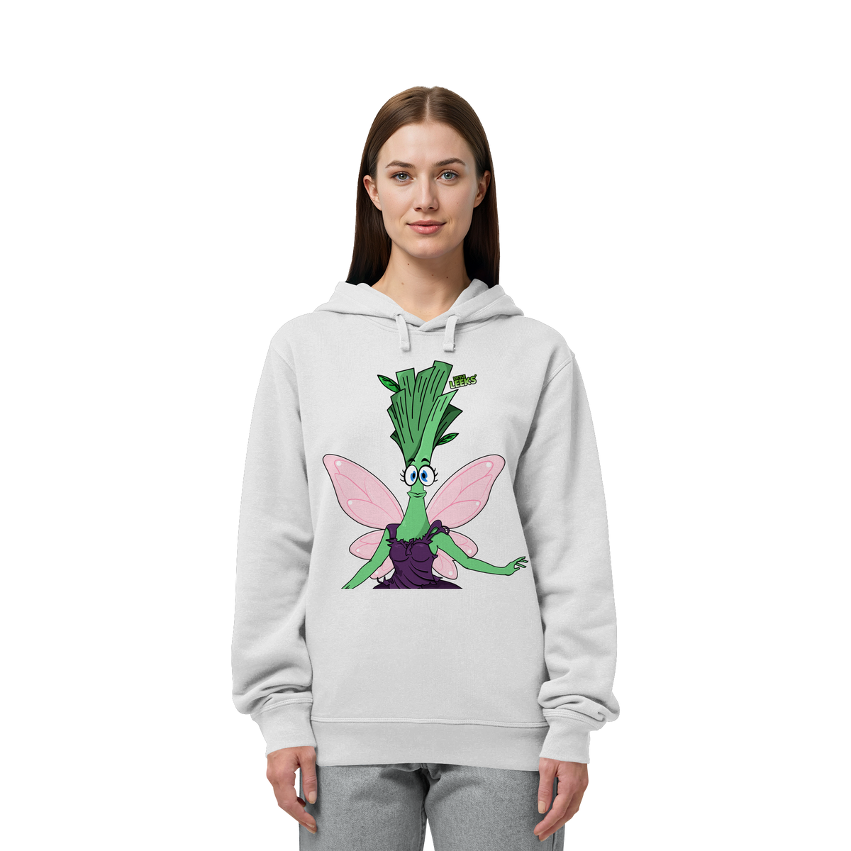 Motiv Nr 32: Glücksfeenlauch - Organic Side Pocket Hoodie