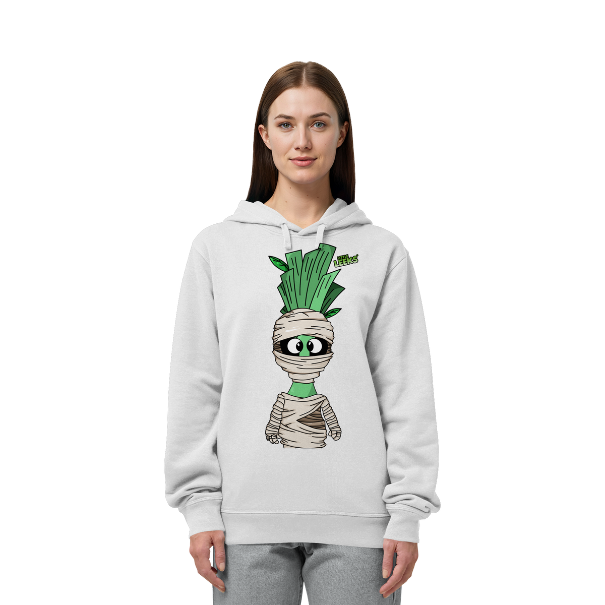 Motiv Nr 35: Bandagenlauch - Organic Side Pocket Hoodie