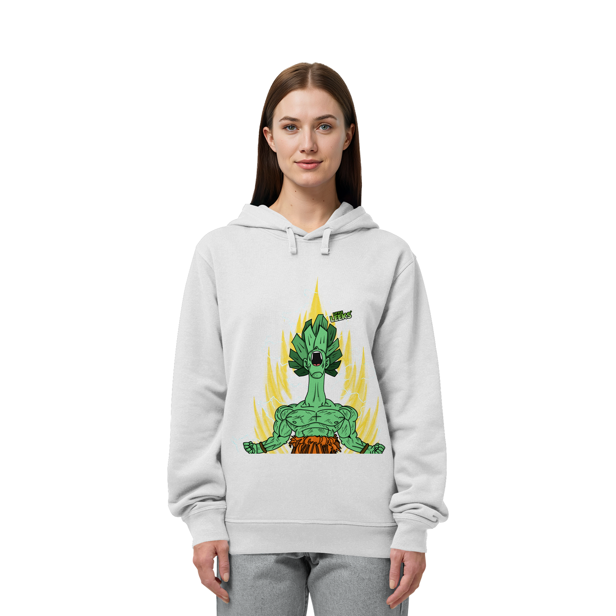 Motiv Nr 27: Super Leekajin - Organic Side Pocket Hoodie