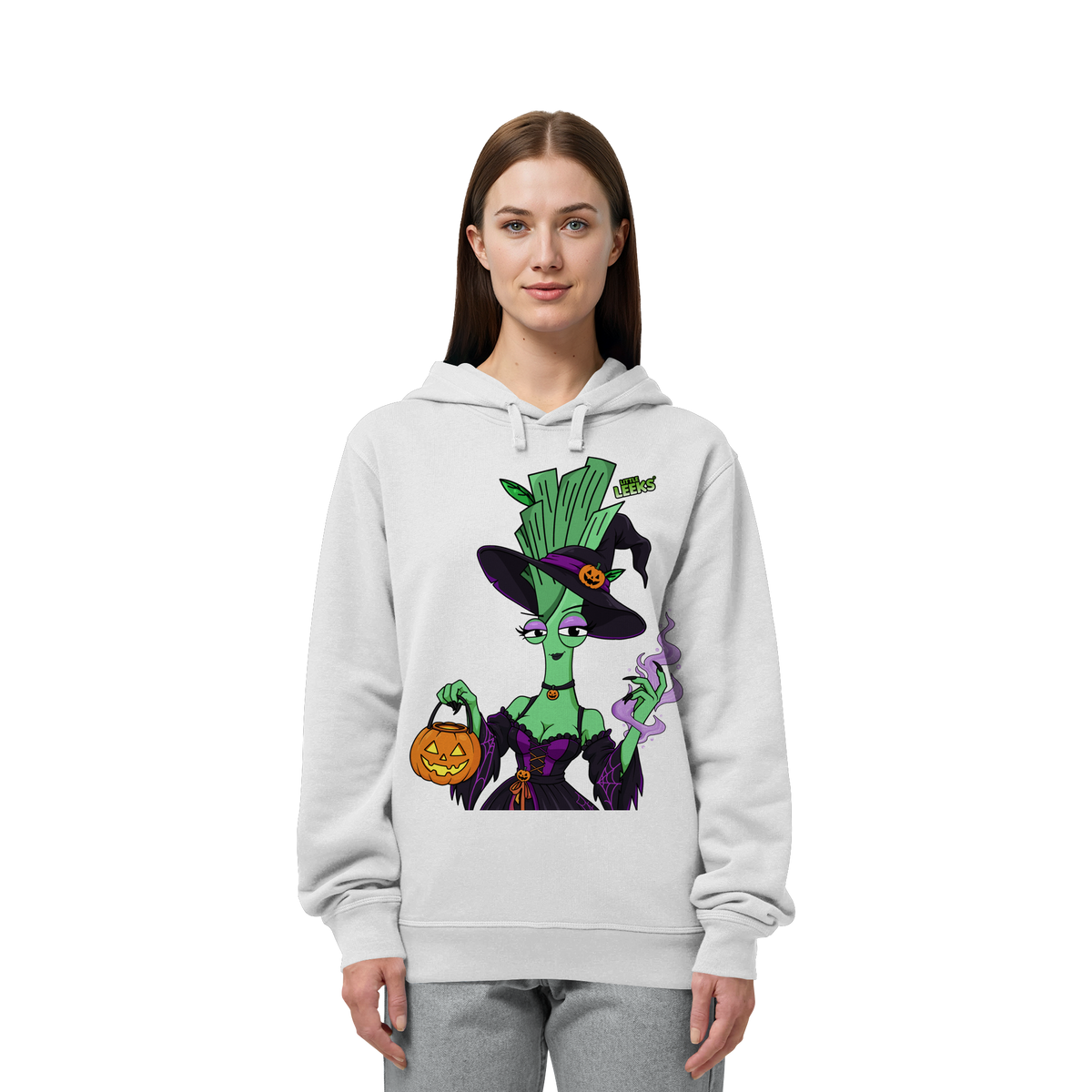 Motiv Nr 71: Lauchhexe - Organic Side Pocket Hoodie