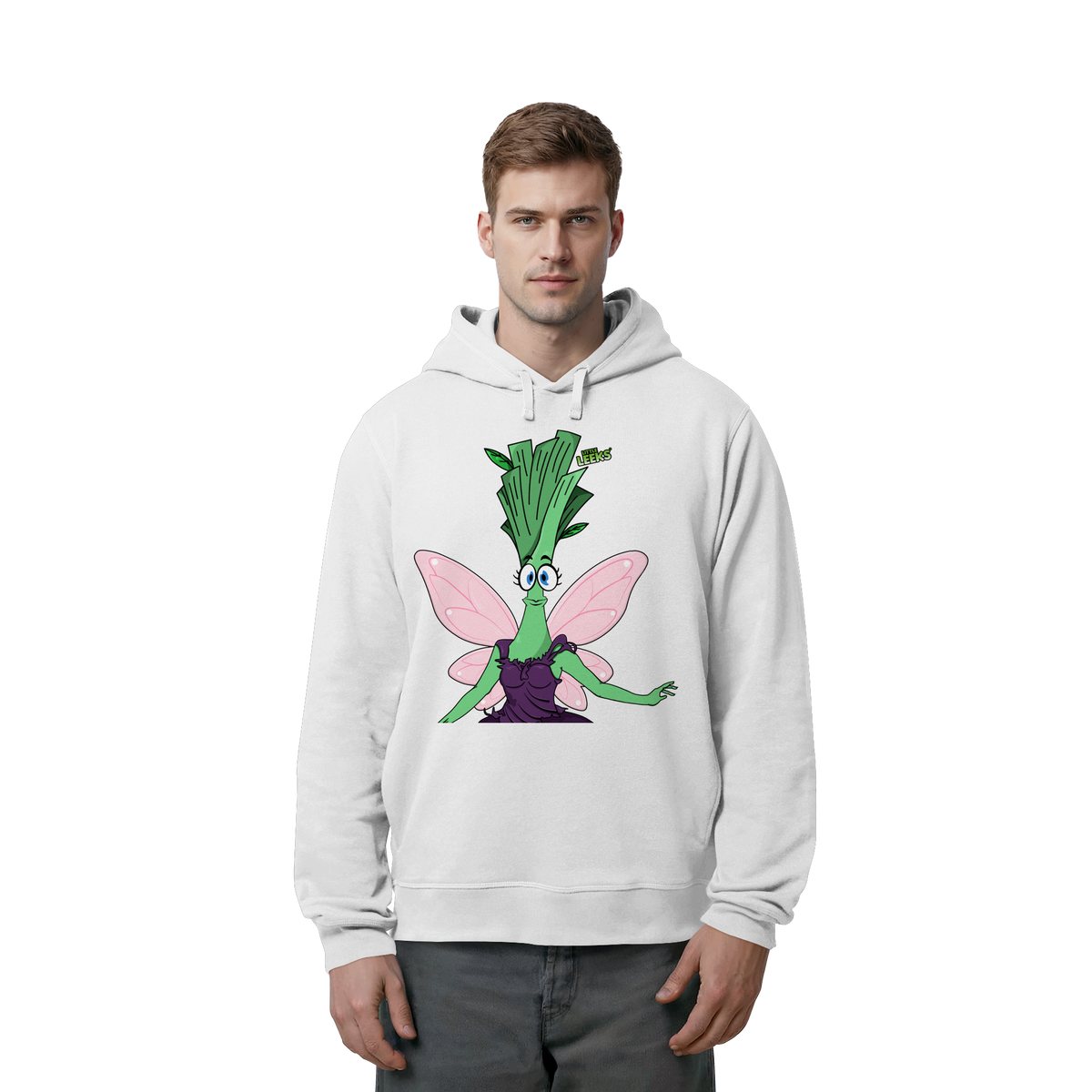 Motiv Nr 32: Glücksfeenlauch - Organic Side Pocket Hoodie