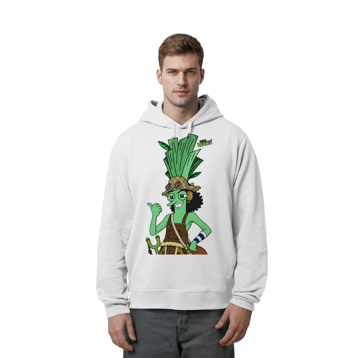 Motiv Nr 54: Zwillenkönig Leesop - Organic Side Pocket Hoodie