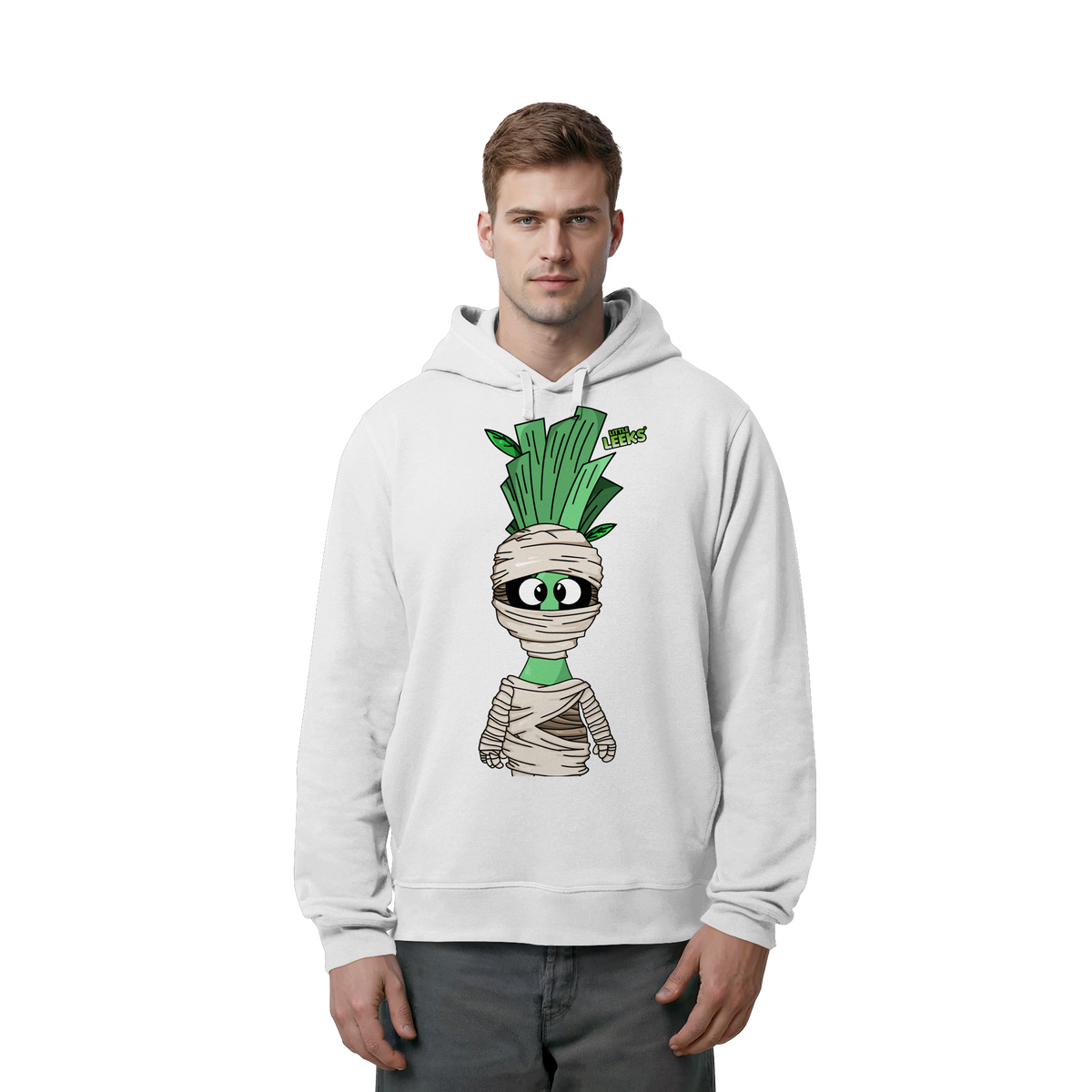 Motiv Nr 35: Bandagenlauch - Organic Side Pocket Hoodie