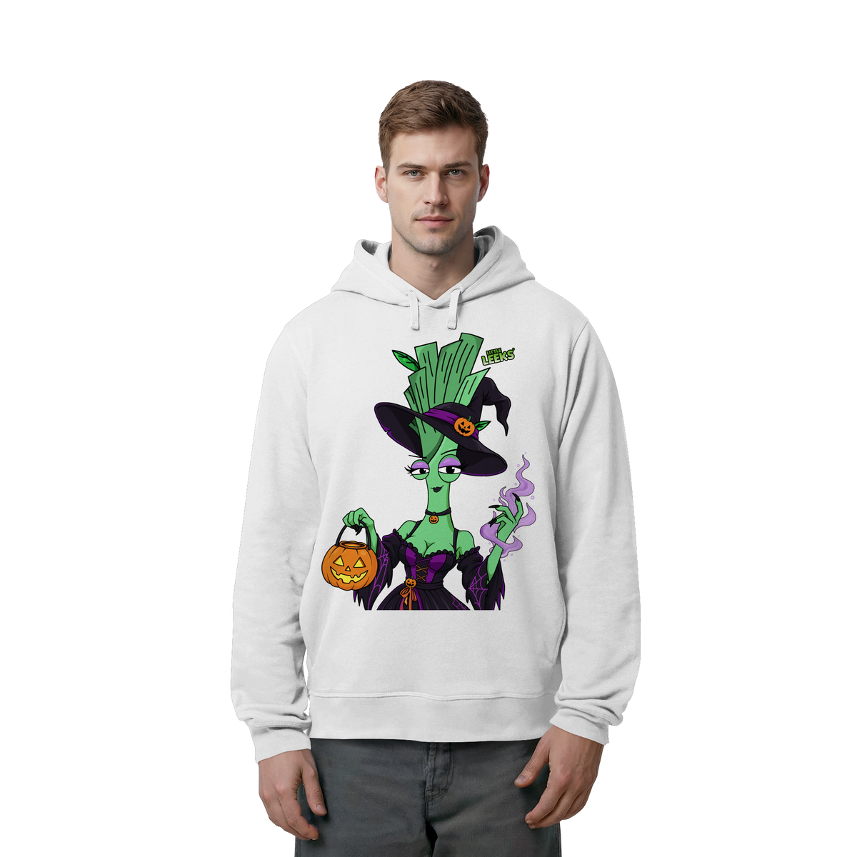 Motiv Nr 71: Lauchhexe - Organic Side Pocket Hoodie