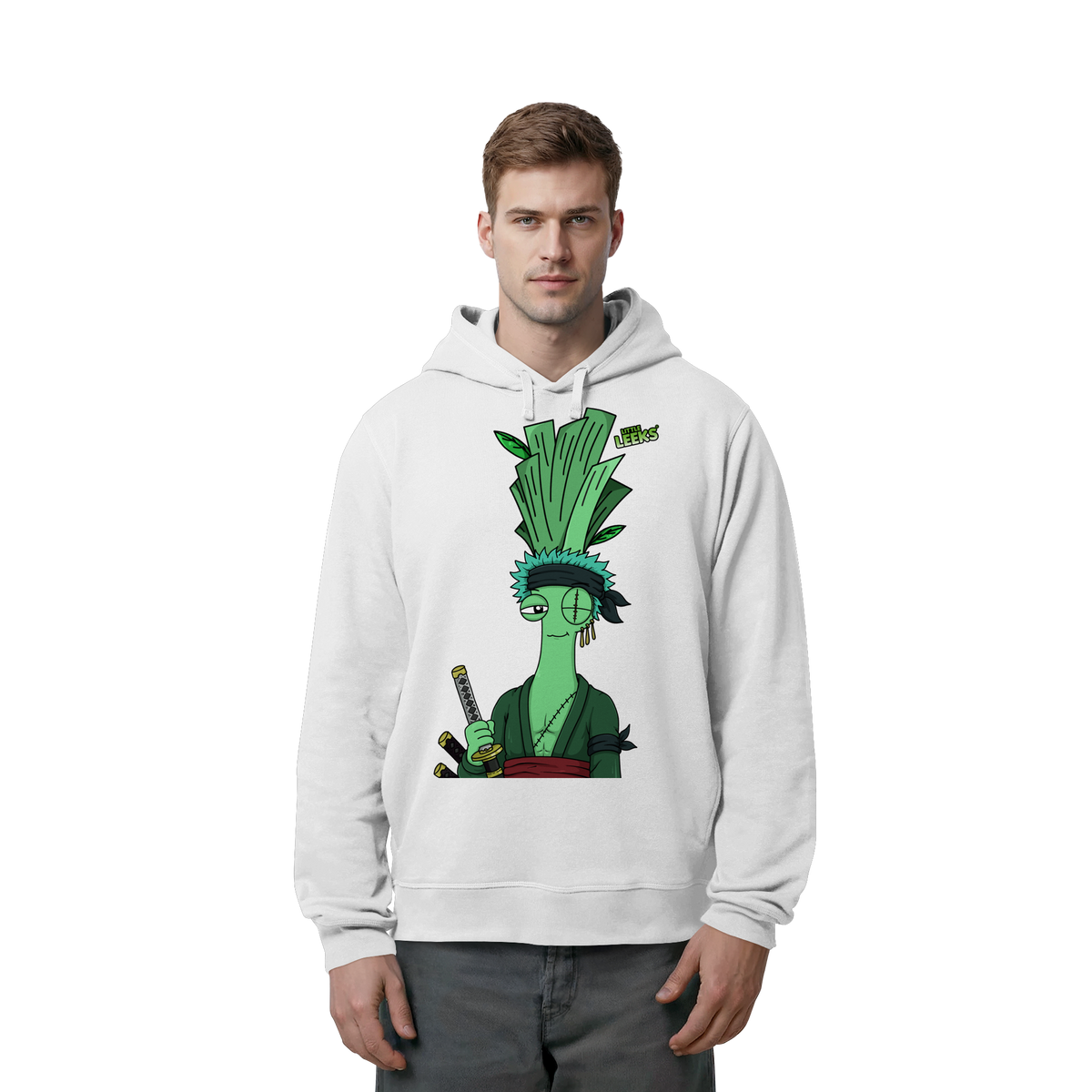 Motiv Nr 51: Lauchjäger Lorro - Organic Side Pocket Hoodie