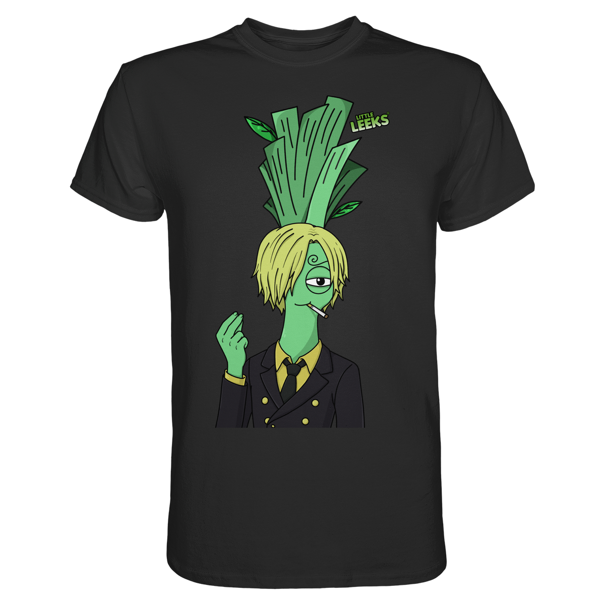 Motiv Nr 52: Grünfuß Lanji Lauch - Premium Shirt