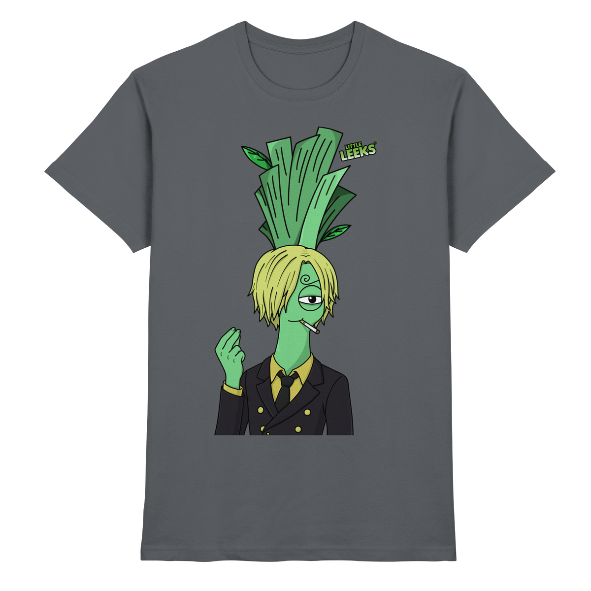 Motiv Nr 52: Grünfuß Lanji Lauch - Premium Shirt