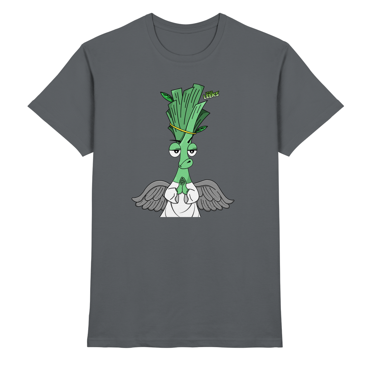 Motiv Nr 03: motivierter Engel Lauch - Premium Shirt