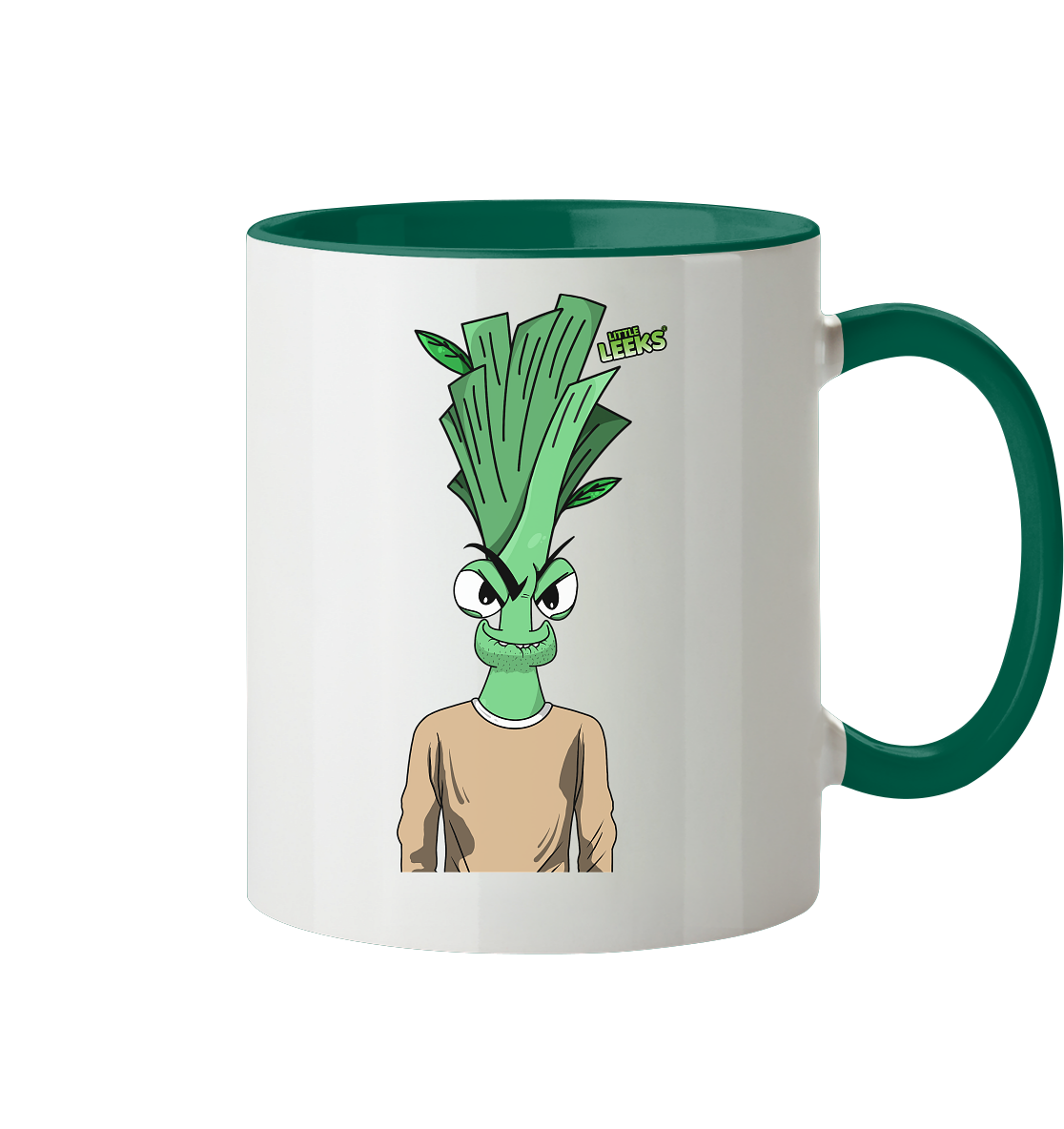 Motiv Nr 09: Rattenlauch - Tasse zweifarbig