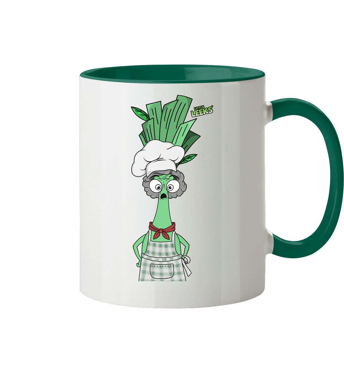 Motiv Little Leeks Nr 39: Grannylauch - Tasse zweifarbig