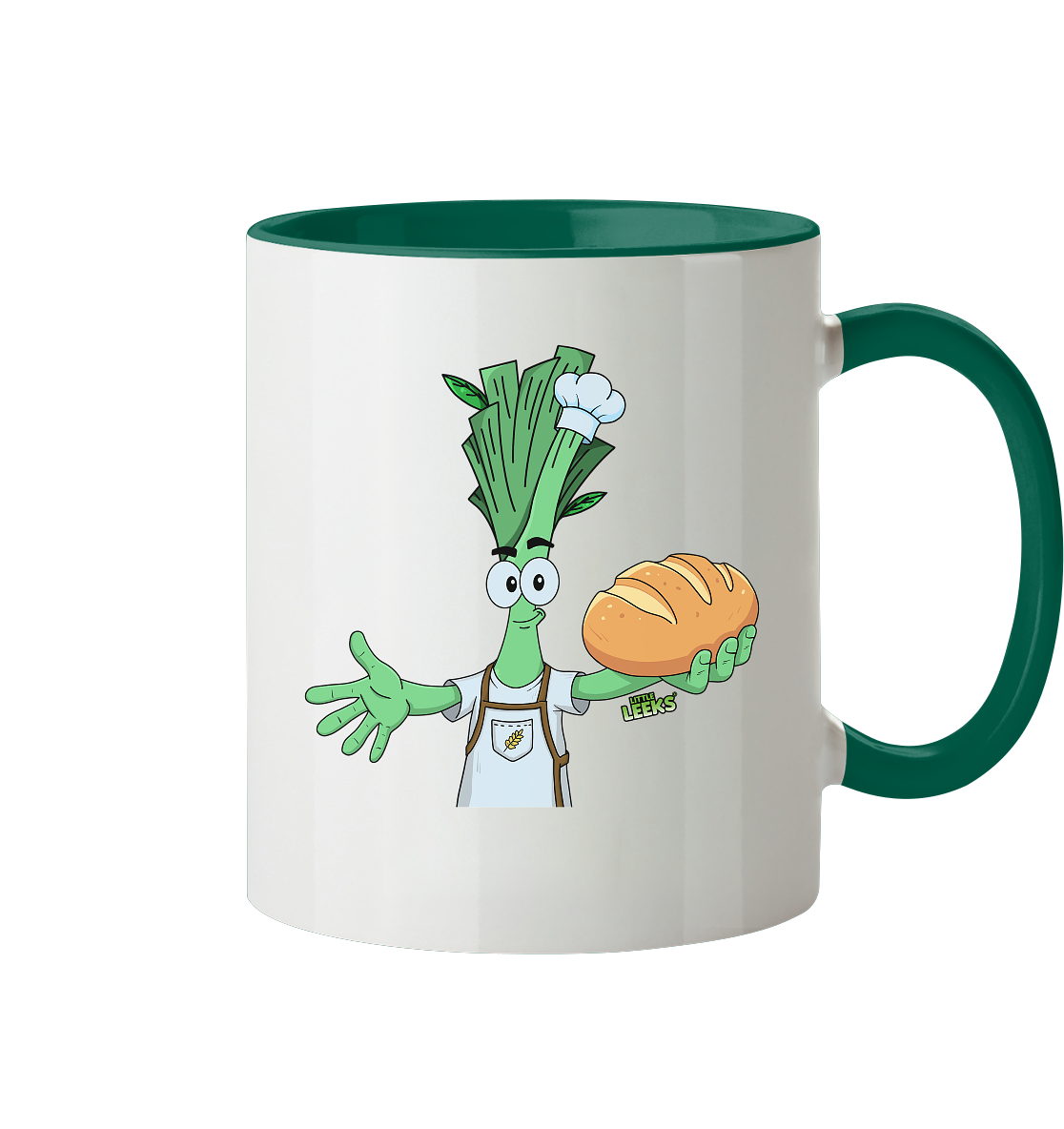 Motiv Little Leeks Nr 46: Backlauch - Tasse zweifarbig