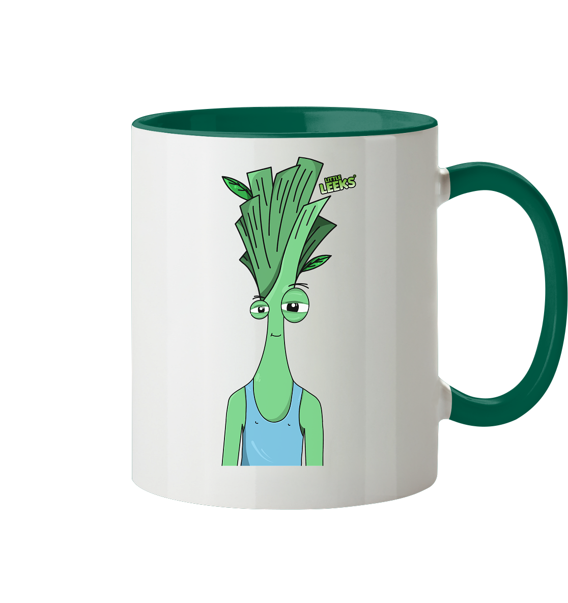 Motiv Little Leeks Nr 01: Standard Lauch  - Tasse zweifarbig