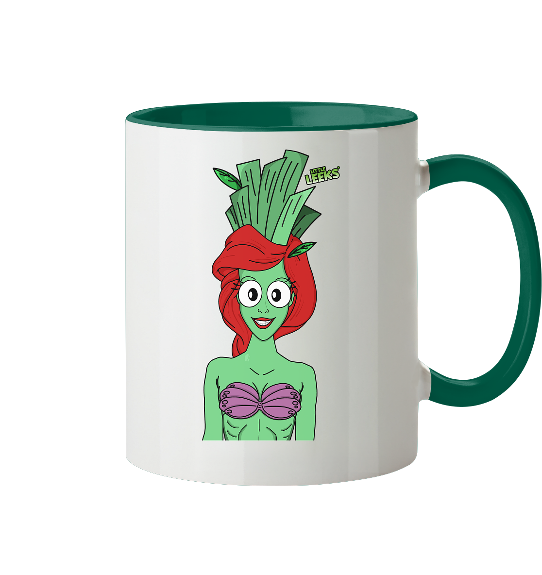 Motiv Nr 15: Meerjunglauch - Tasse zweifarbig
