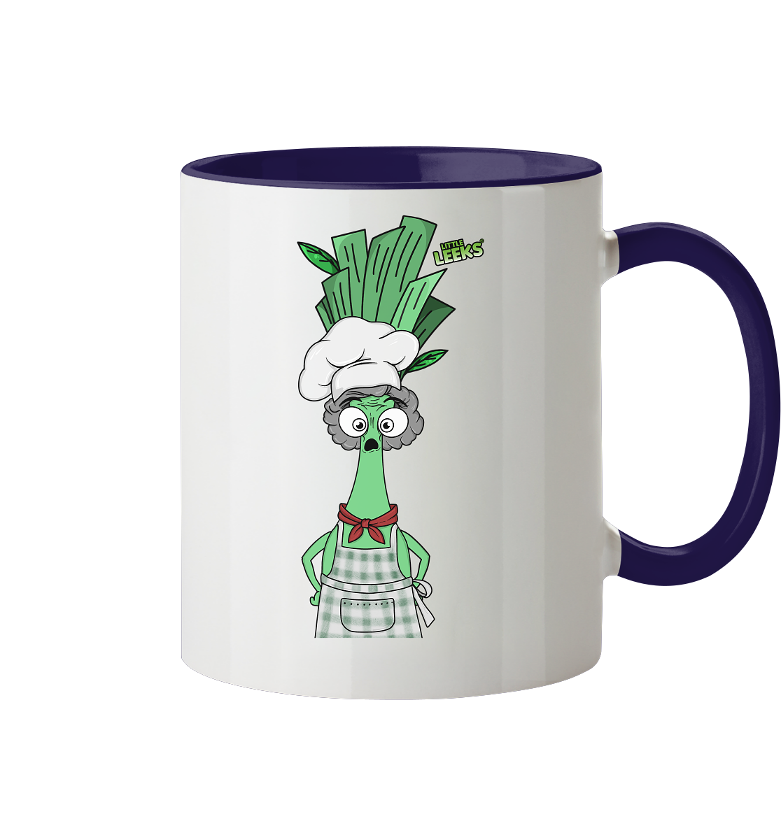 Motiv Little Leeks Nr 39: Grannylauch - Tasse zweifarbig