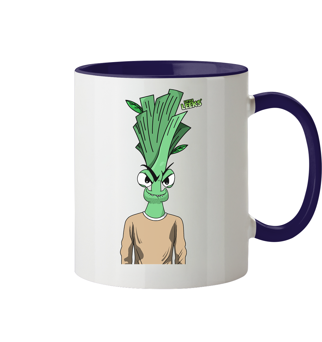 Motiv Nr 09: Rattenlauch - Tasse zweifarbig