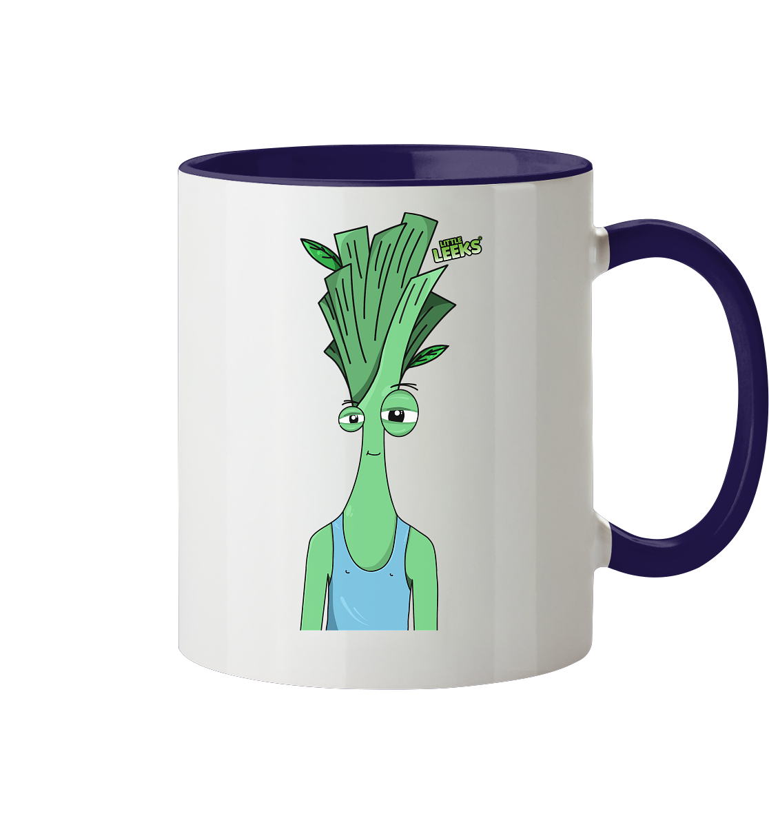 Motiv Little Leeks Nr 01: Standard Lauch  - Tasse zweifarbig