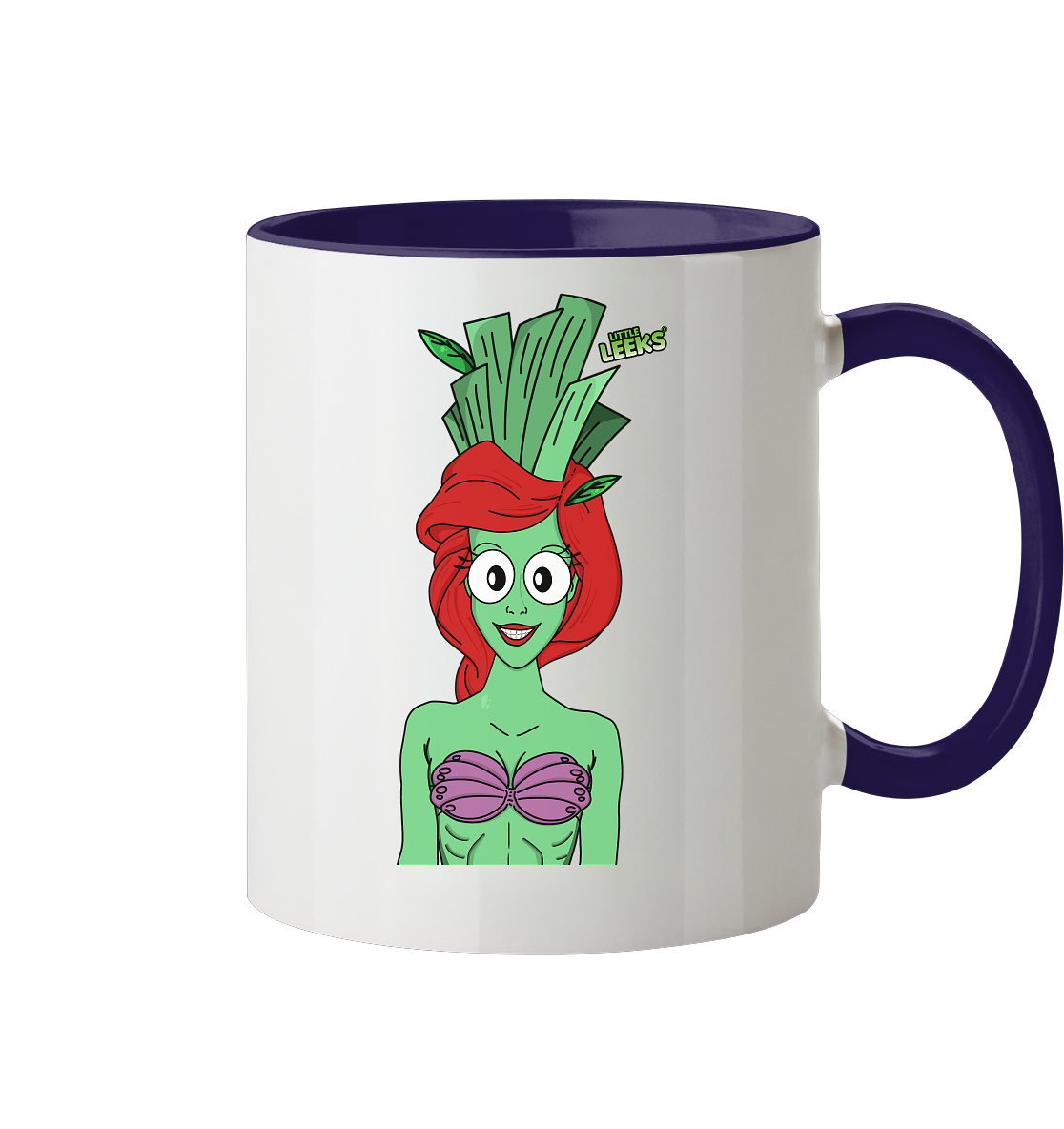 Motiv Nr 15: Meerjunglauch - Tasse zweifarbig