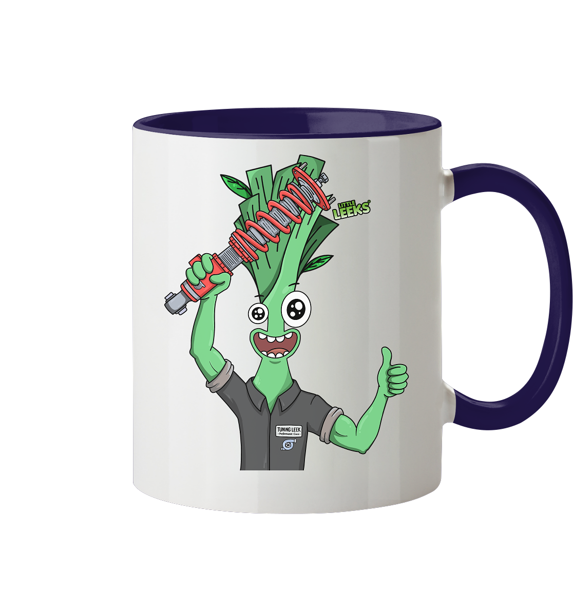 Motiv Little Leeks Nr 42: Tunerlauch - Tasse zweifarbig