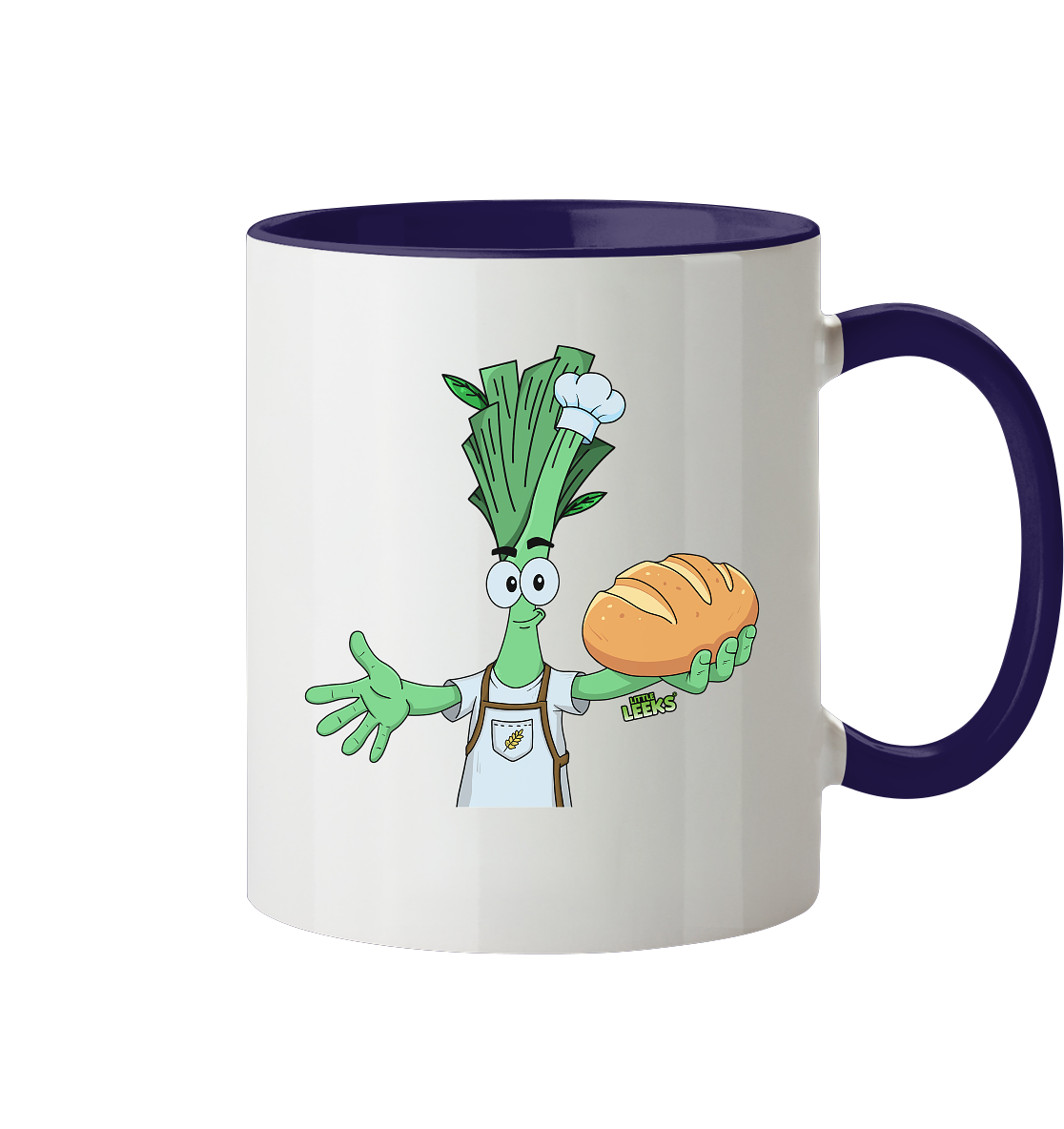 Motiv Little Leeks Nr 46: Backlauch - Tasse zweifarbig