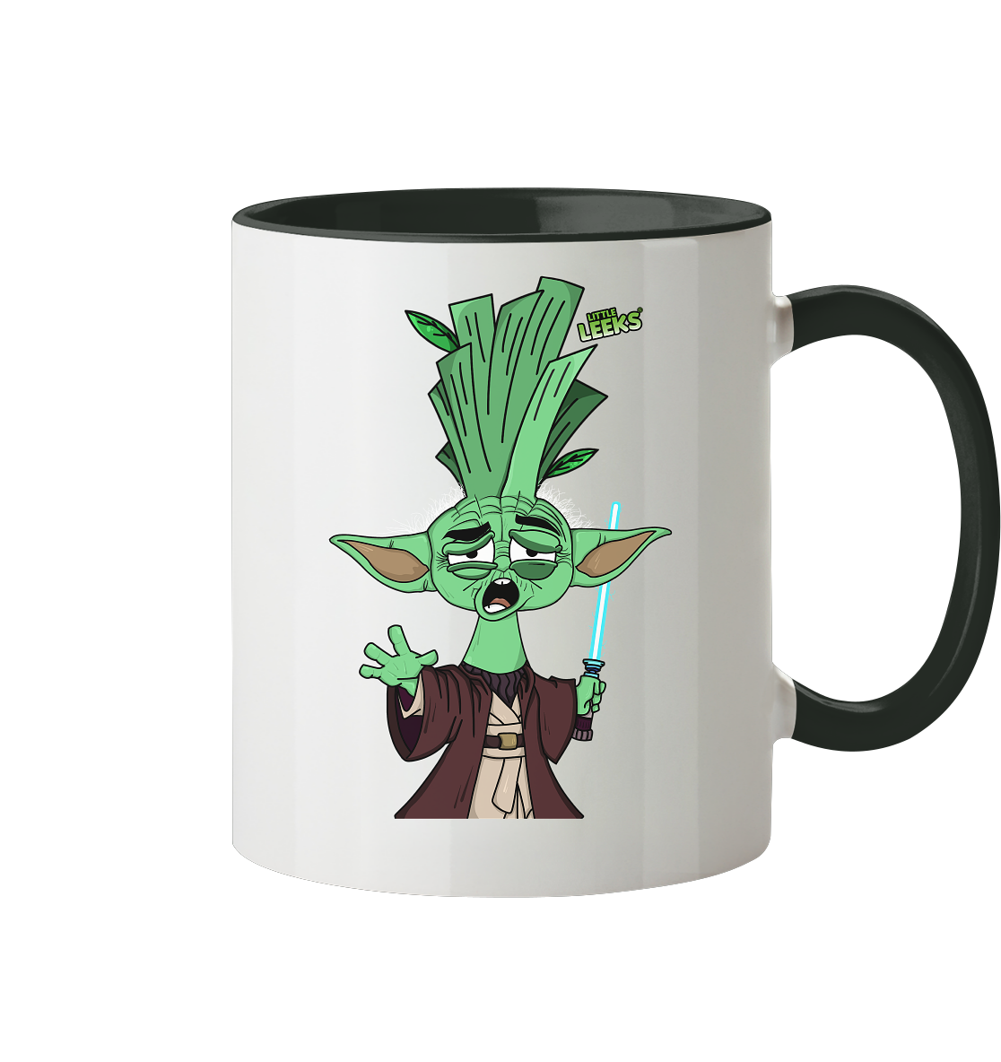Motiv Nr 19: alter Gartenmeisterlauch - Tasse zweifarbig