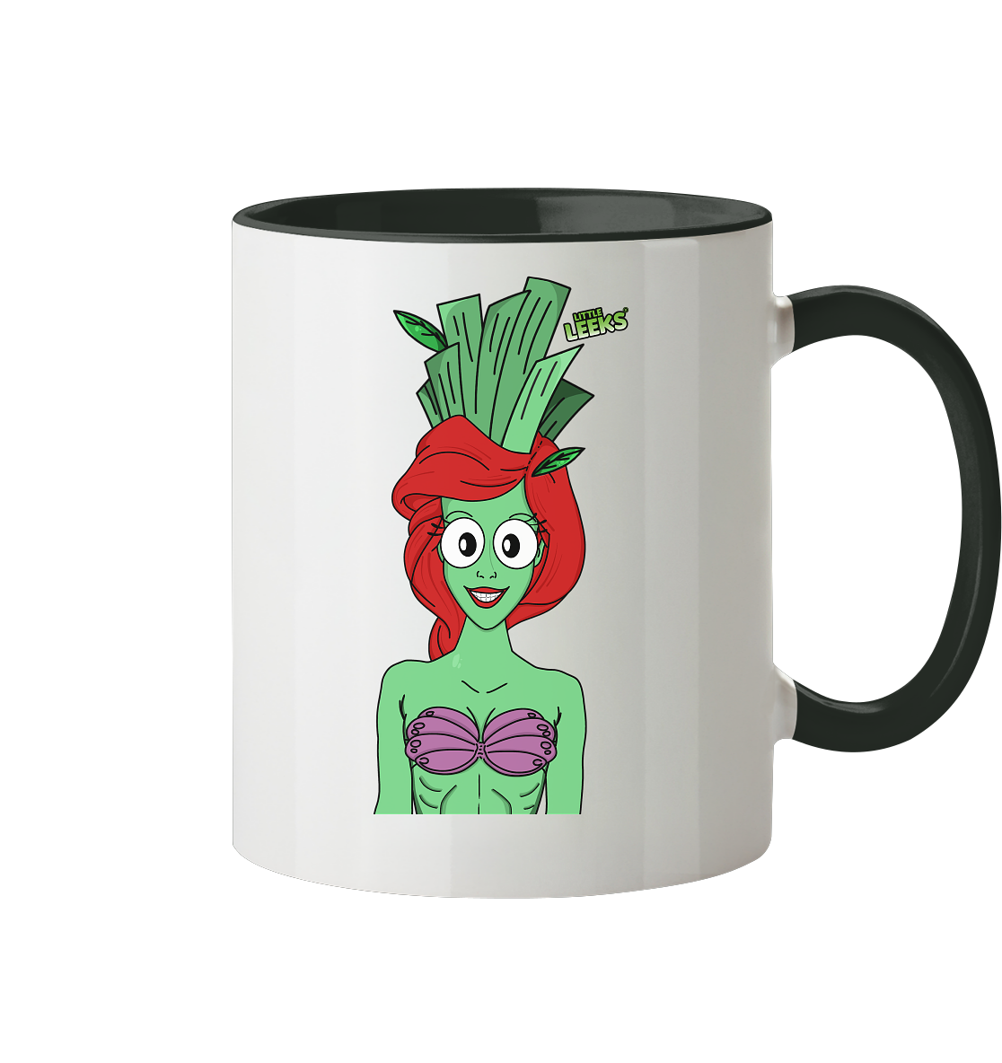 Motiv Nr 15: Meerjunglauch - Tasse zweifarbig