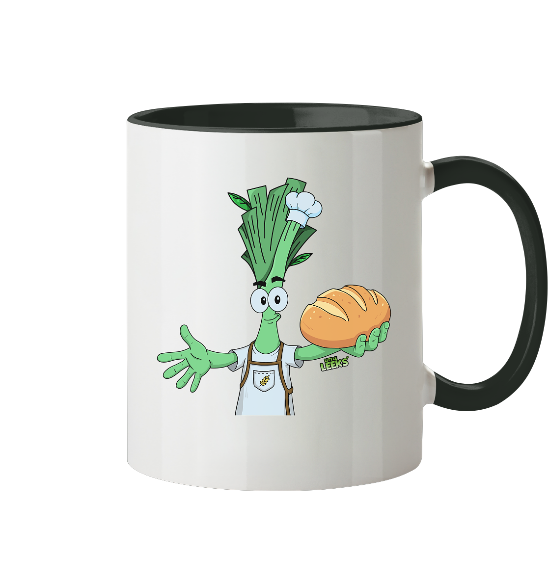 Motiv Little Leeks Nr 46: Backlauch - Tasse zweifarbig