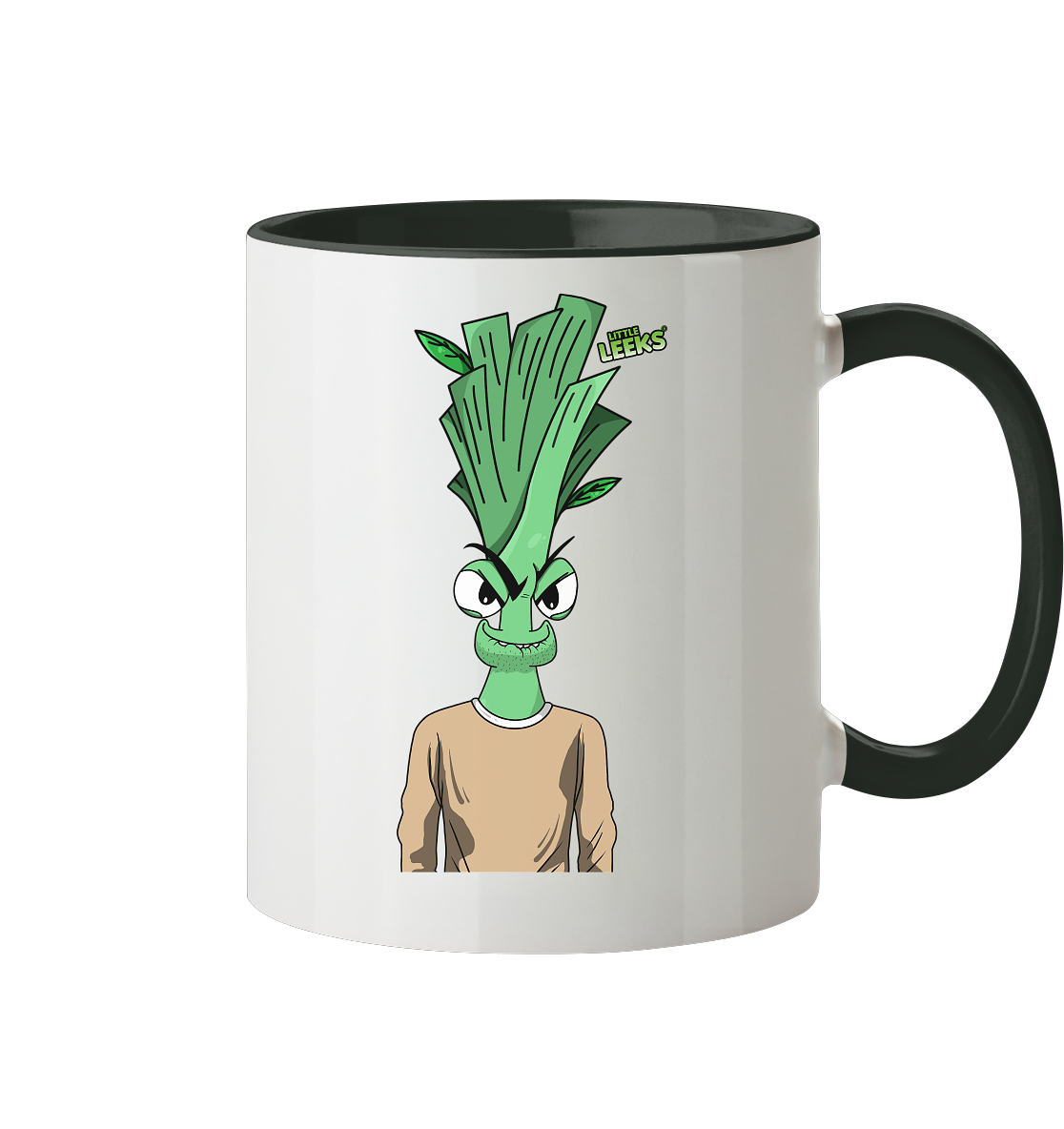 Motiv Nr 09: Rattenlauch - Tasse zweifarbig