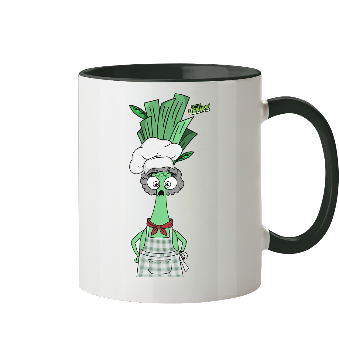 Motiv Little Leeks Nr 39: Grannylauch - Tasse zweifarbig