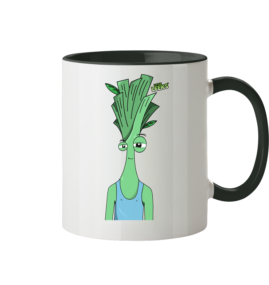 Motiv Little Leeks Nr 01: Standard Lauch  - Tasse zweifarbig