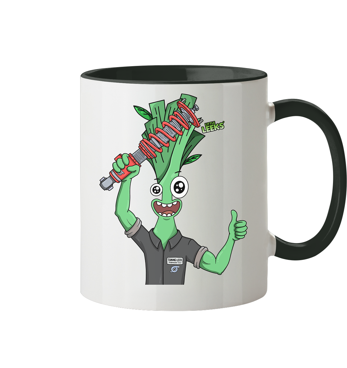 Motiv Little Leeks Nr 42: Tunerlauch - Tasse zweifarbig