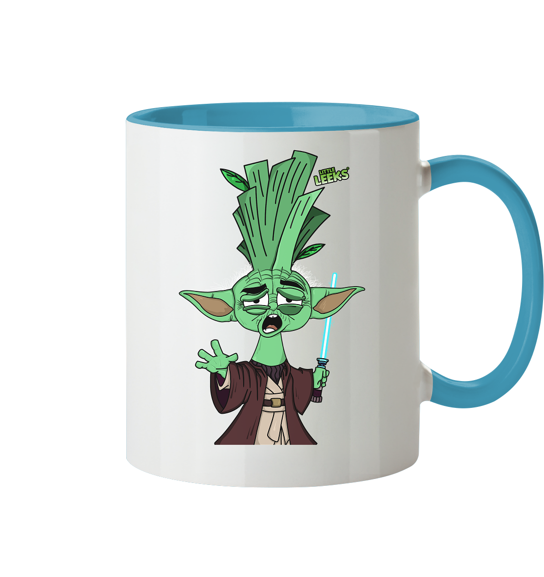 Motiv Nr 19: alter Gartenmeisterlauch - Tasse zweifarbig