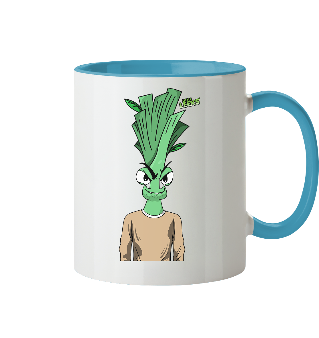 Motiv Nr 09: Rattenlauch - Tasse zweifarbig