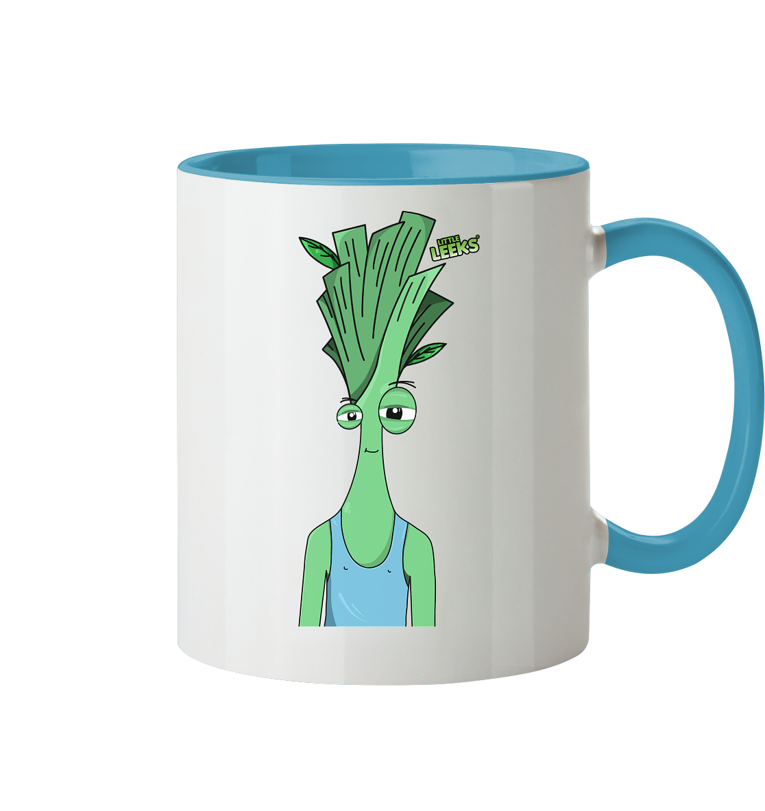 Motiv Little Leeks Nr 01: Standard Lauch  - Tasse zweifarbig