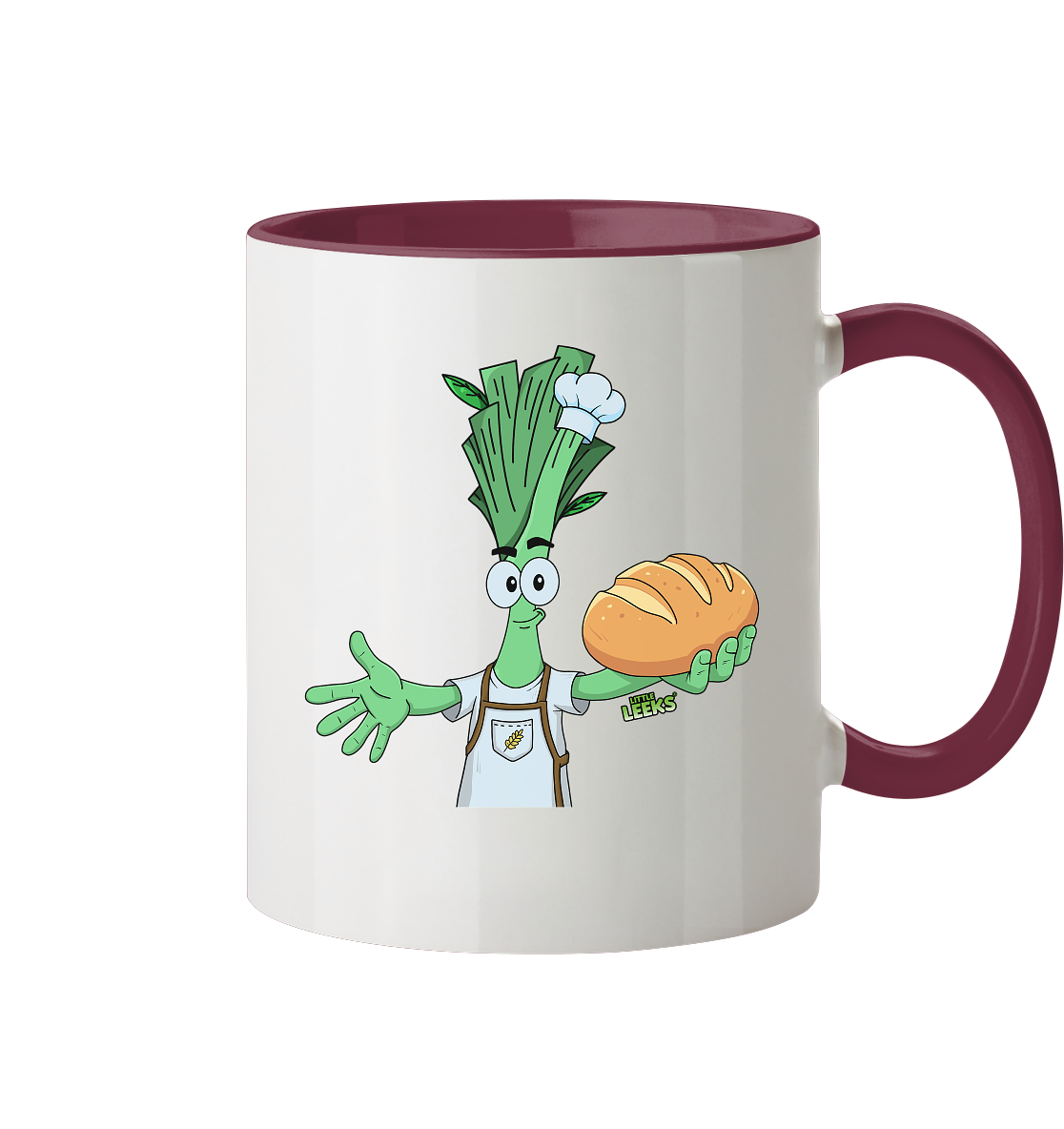 Motiv Little Leeks Nr 46: Backlauch - Tasse zweifarbig