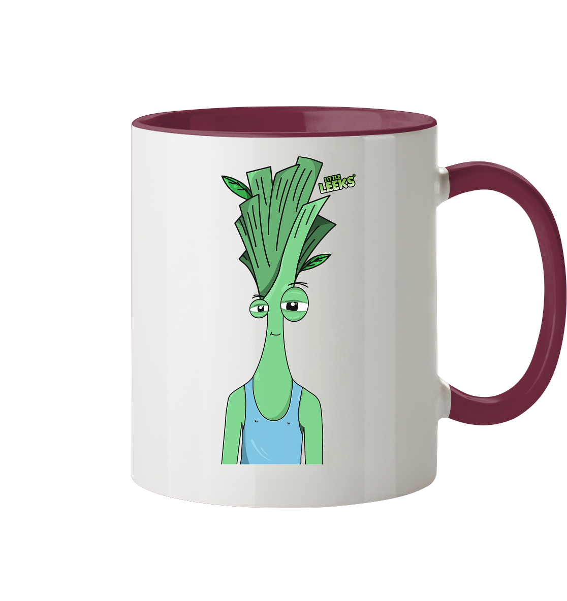 Motiv Little Leeks Nr 01: Standard Lauch  - Tasse zweifarbig