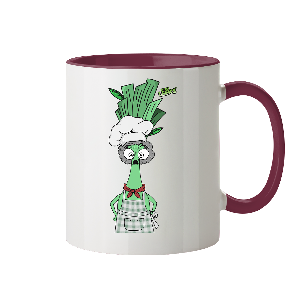 Motiv Little Leeks Nr 39: Grannylauch - Tasse zweifarbig