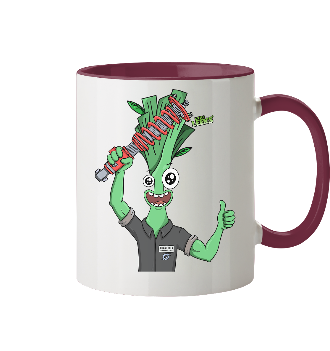 Motiv Little Leeks Nr 42: Tunerlauch - Tasse zweifarbig