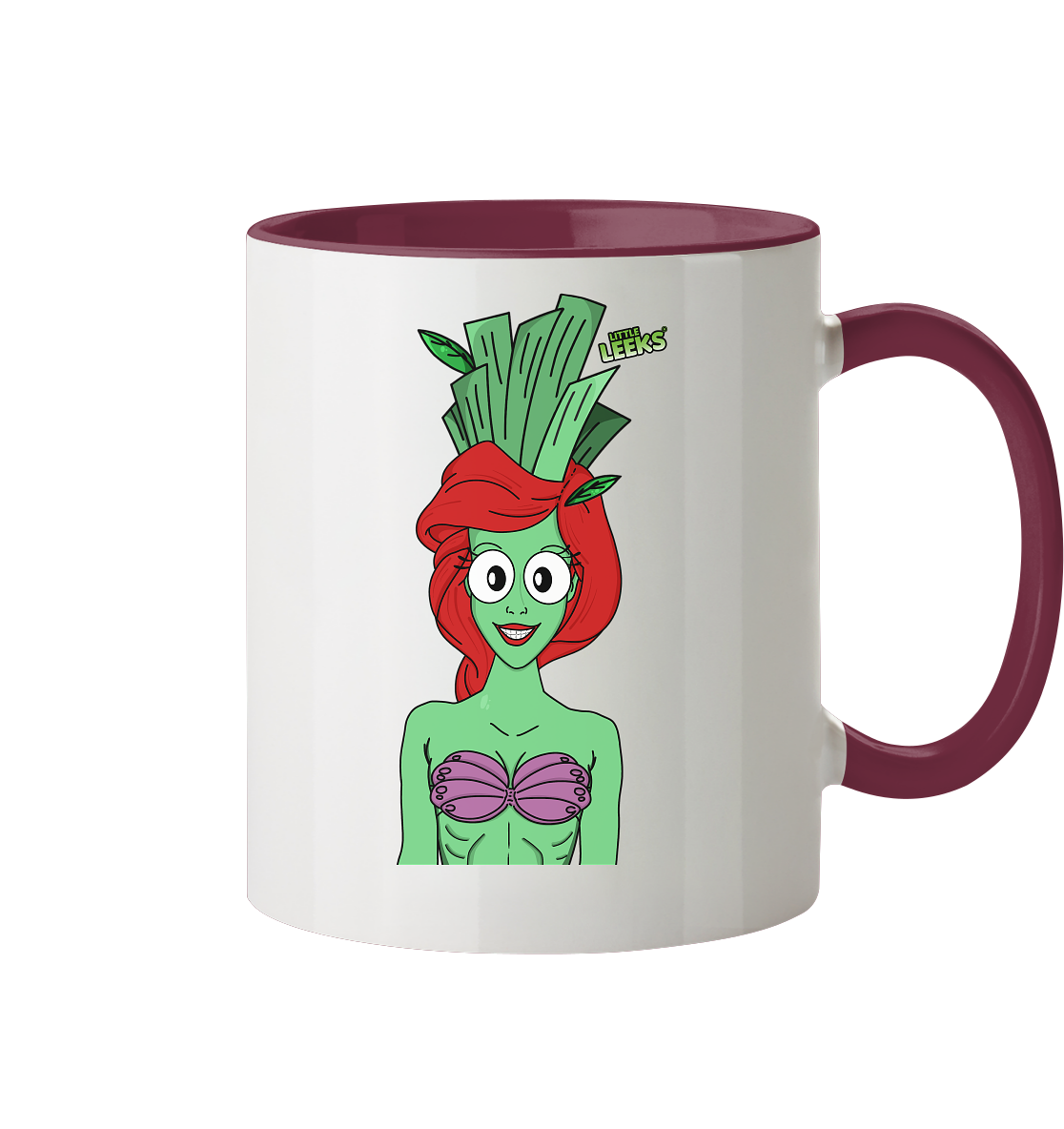 Motiv Nr 15: Meerjunglauch - Tasse zweifarbig