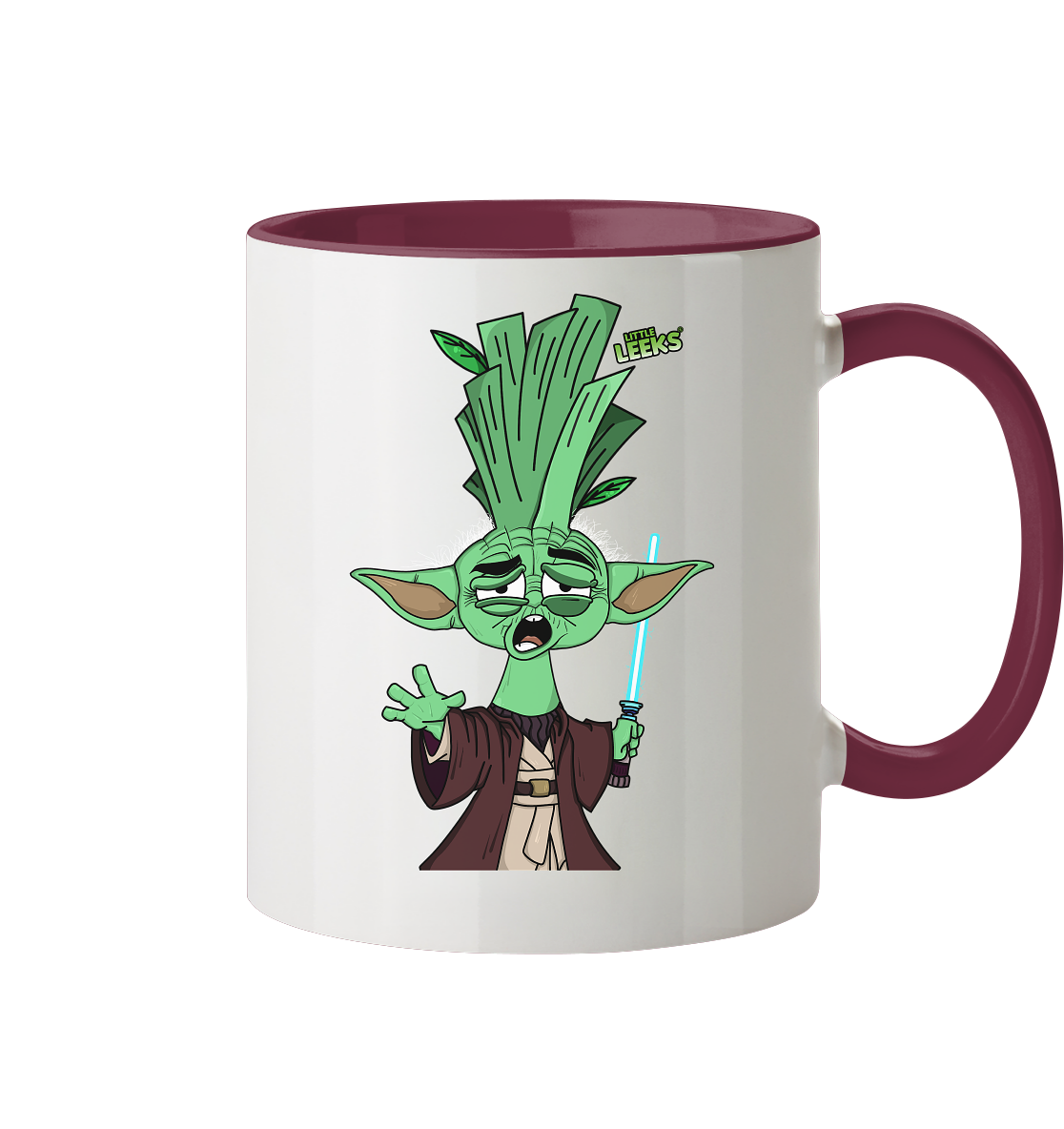 Motiv Nr 19: alter Gartenmeisterlauch - Tasse zweifarbig