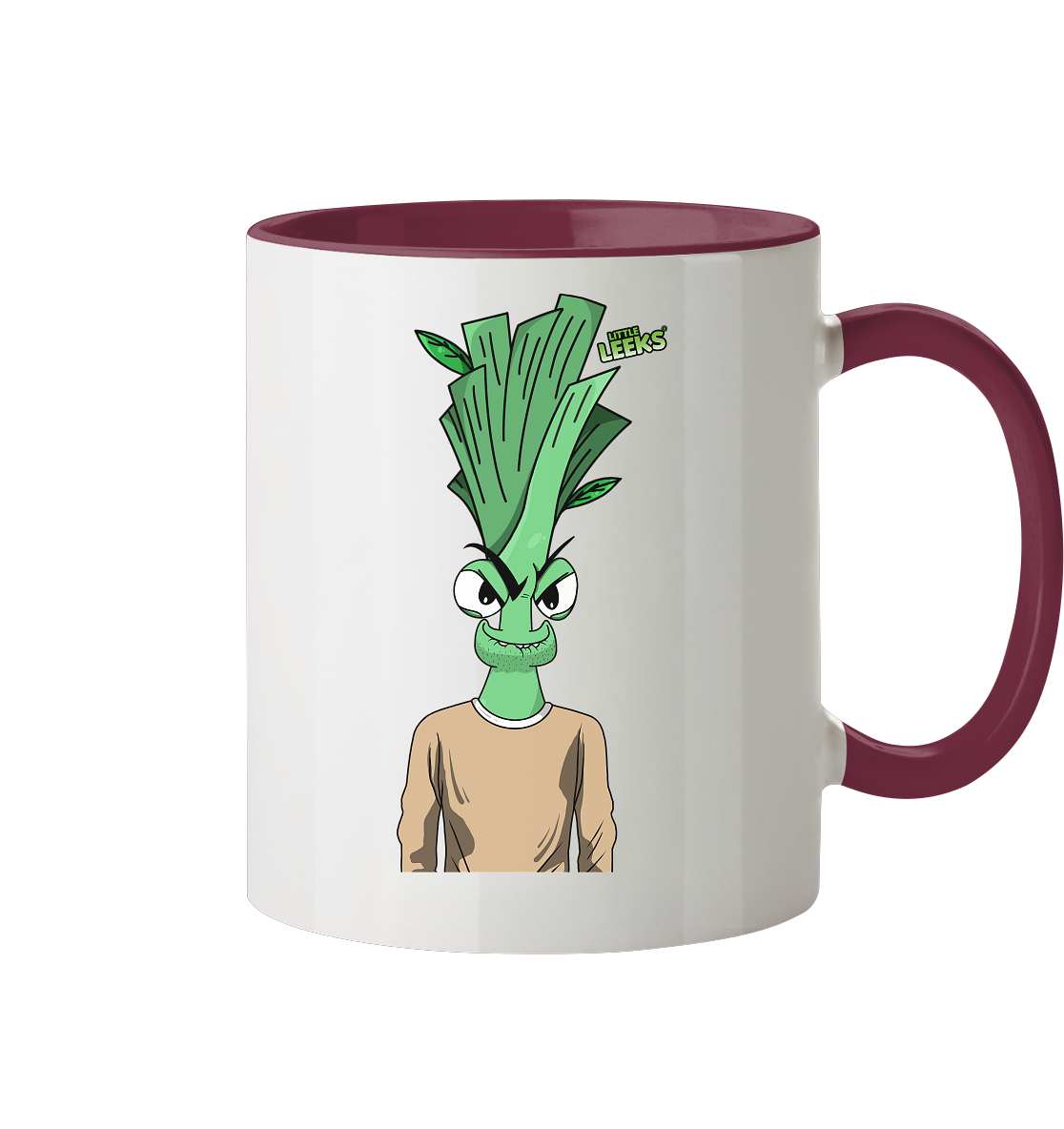 Motiv Nr 09: Rattenlauch - Tasse zweifarbig