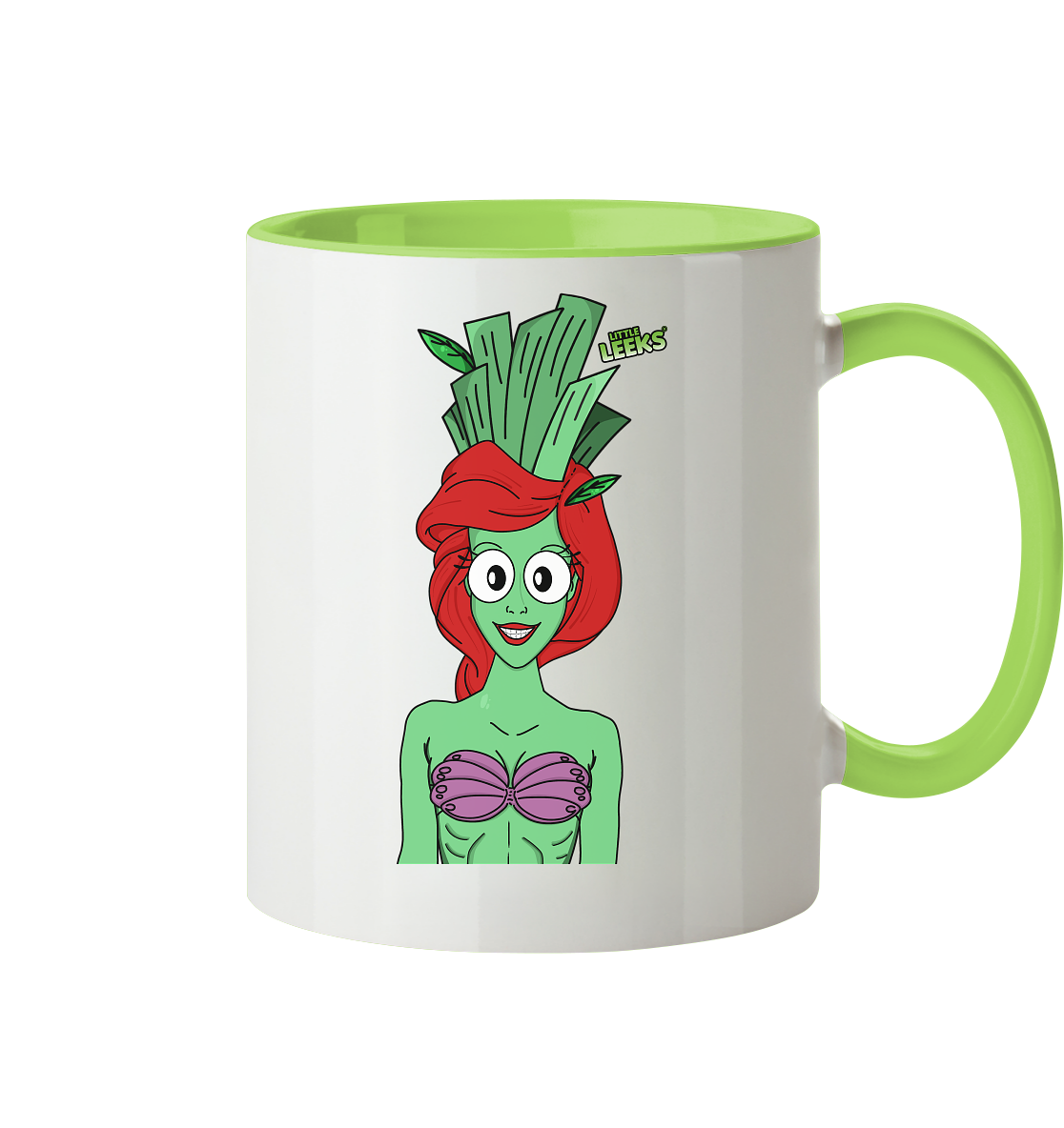Motiv Nr 15: Meerjunglauch - Tasse zweifarbig
