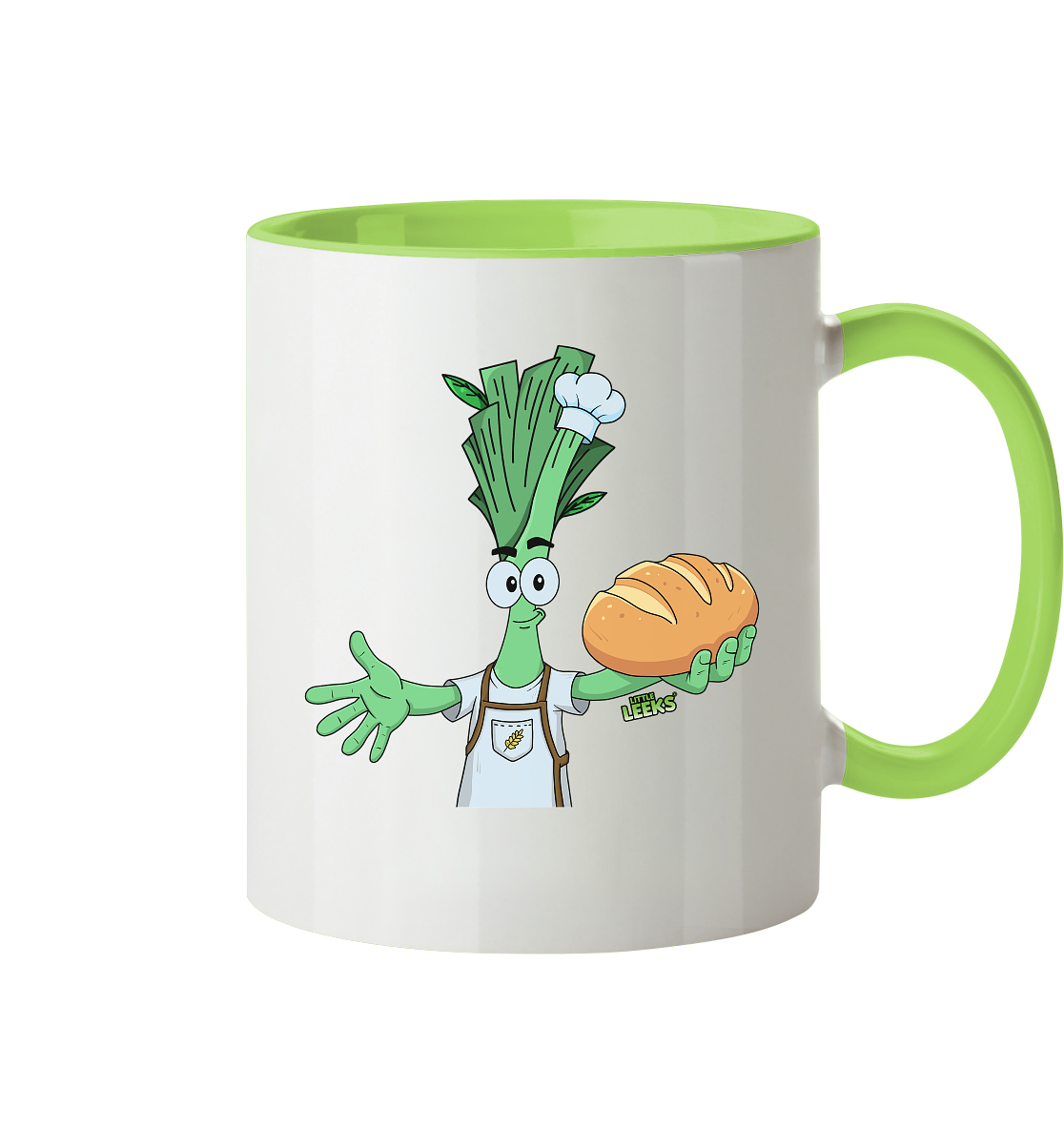 Motiv Little Leeks Nr 46: Backlauch - Tasse zweifarbig