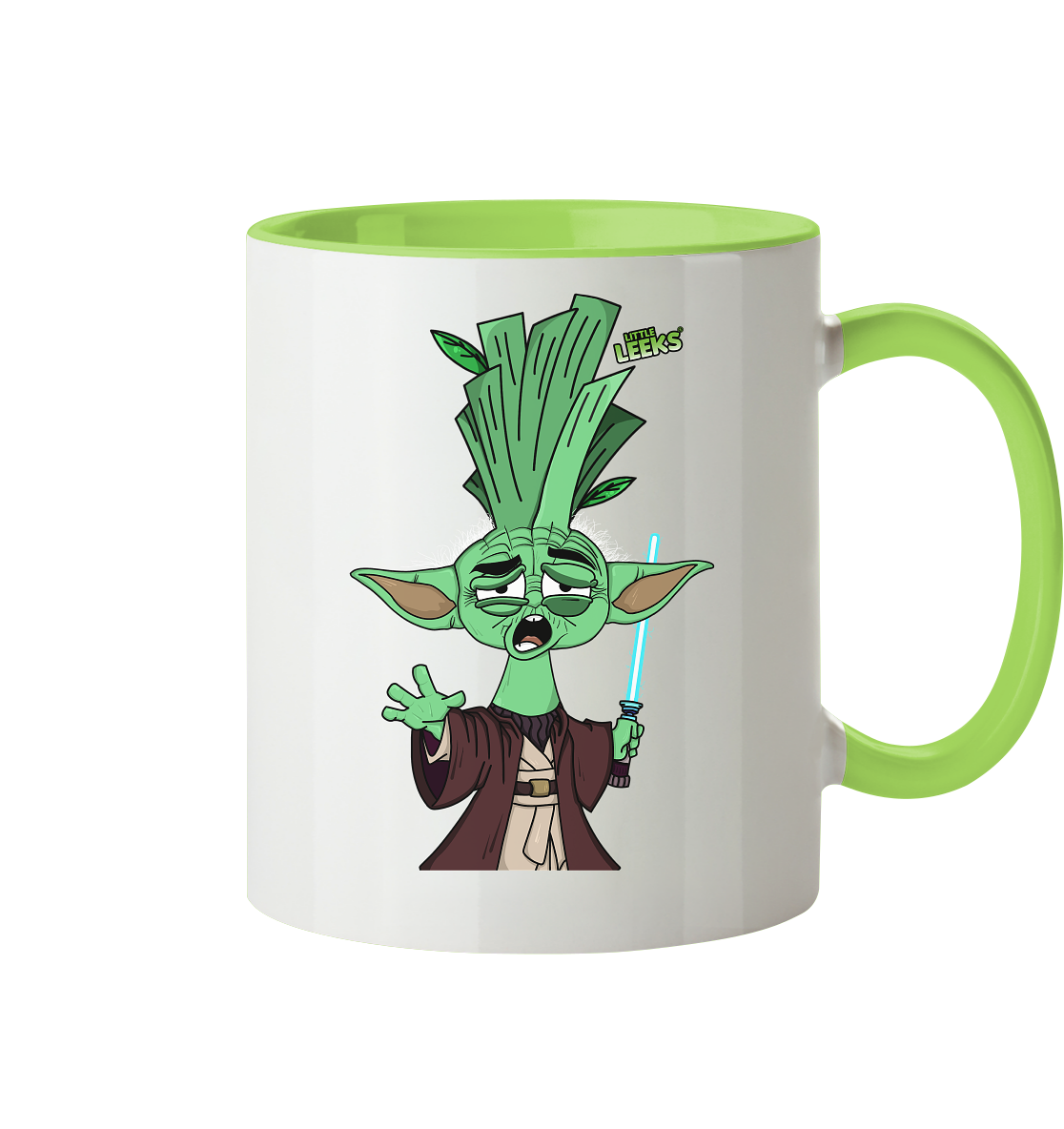 Motiv Nr 19: alter Gartenmeisterlauch - Tasse zweifarbig